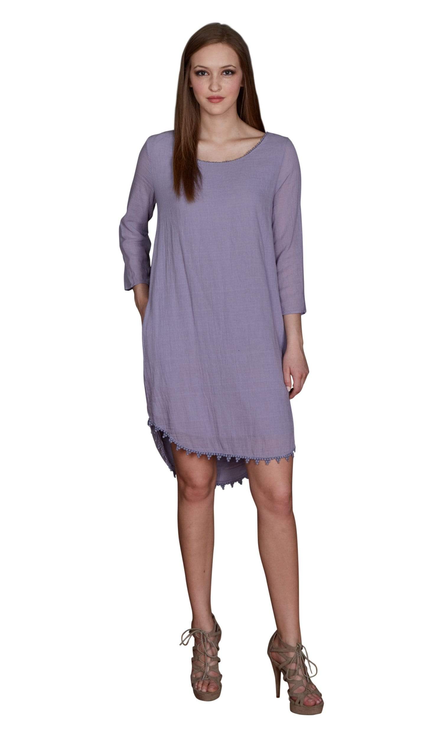 Velvet by Graham & Spencer Bluebell Cotton Gauze Dress