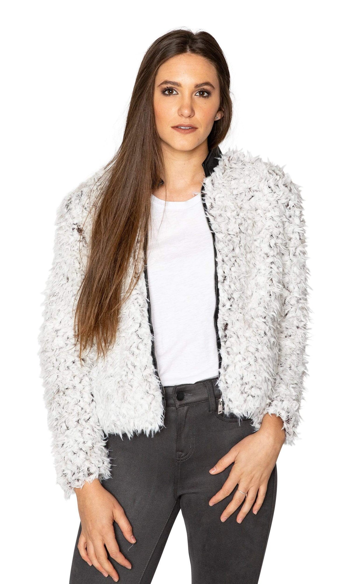 Love Token Priscilla Faux Fur Jacket