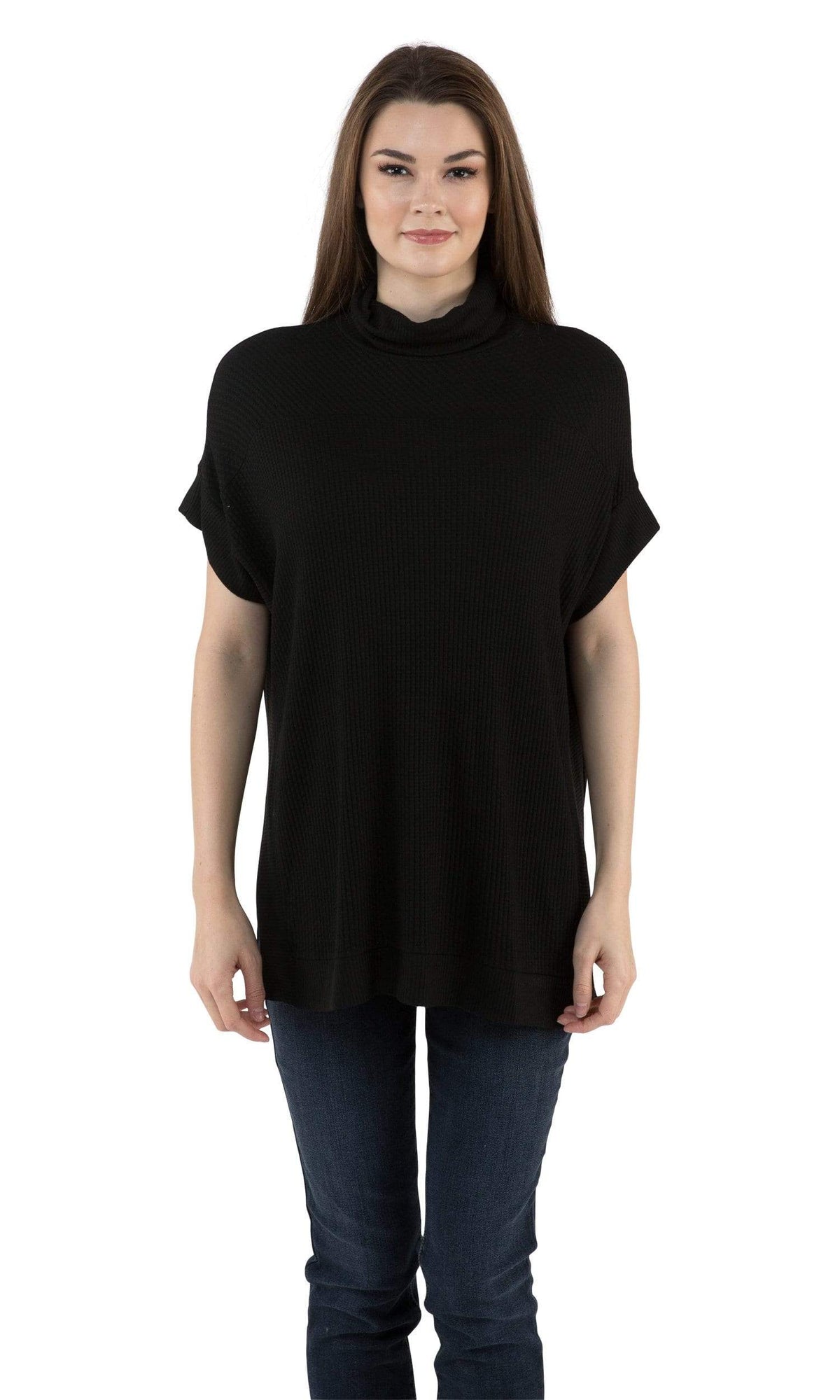 Velvet by Graham &amp; Spencer Josephine Thermal Knit Turtleneck Top