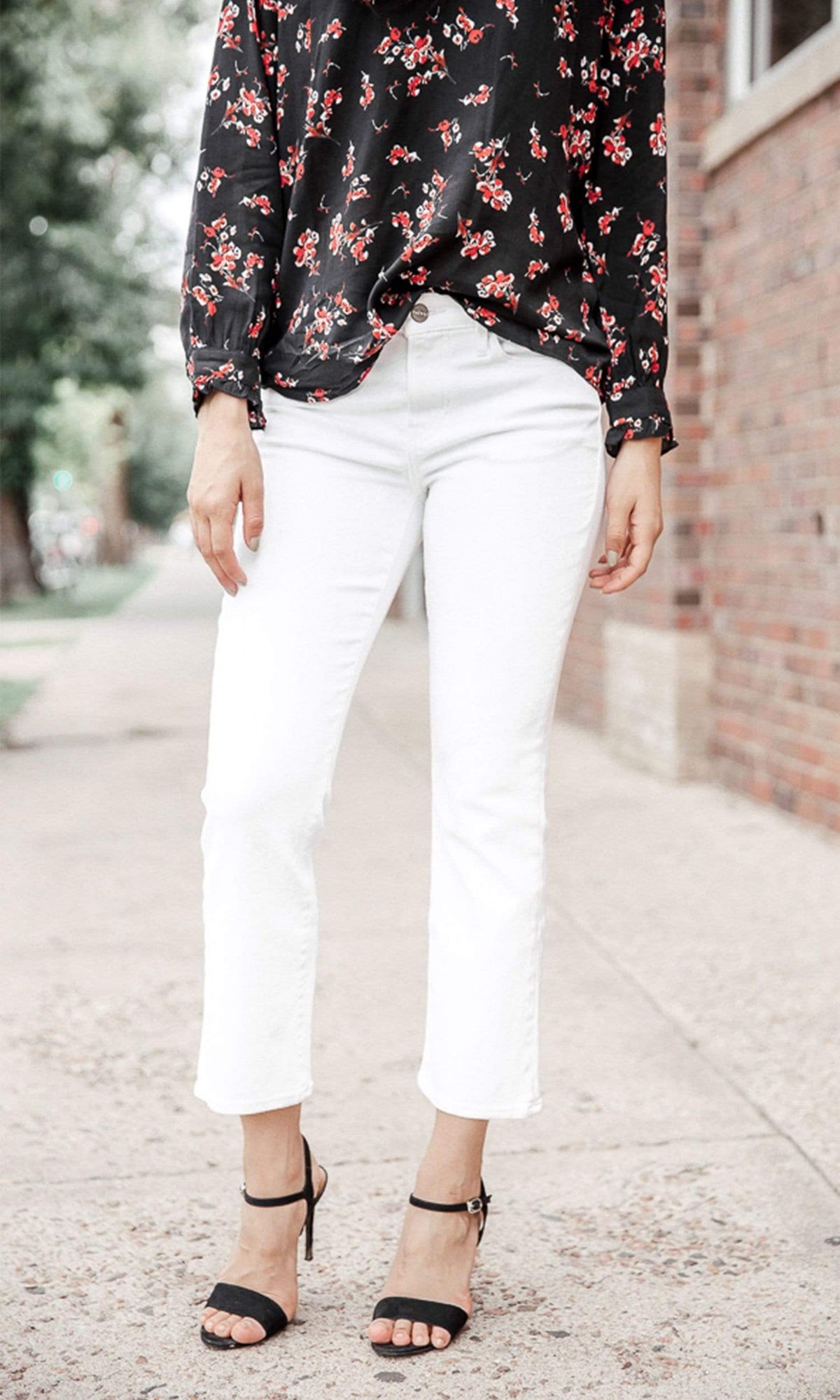 Velvet by Graham &amp; Spencer Kate High Rise Crop Denim-SALT