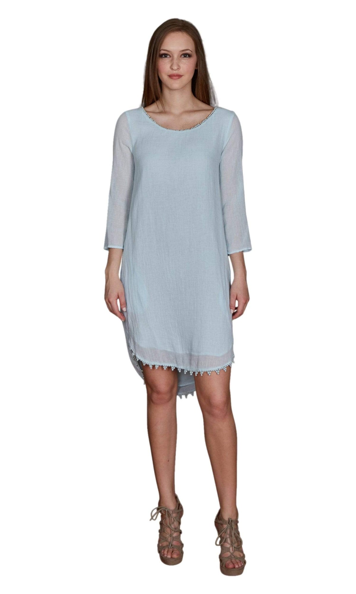 Velvet by Graham &amp; Spencer Bluebell Cotton Gauze Dress