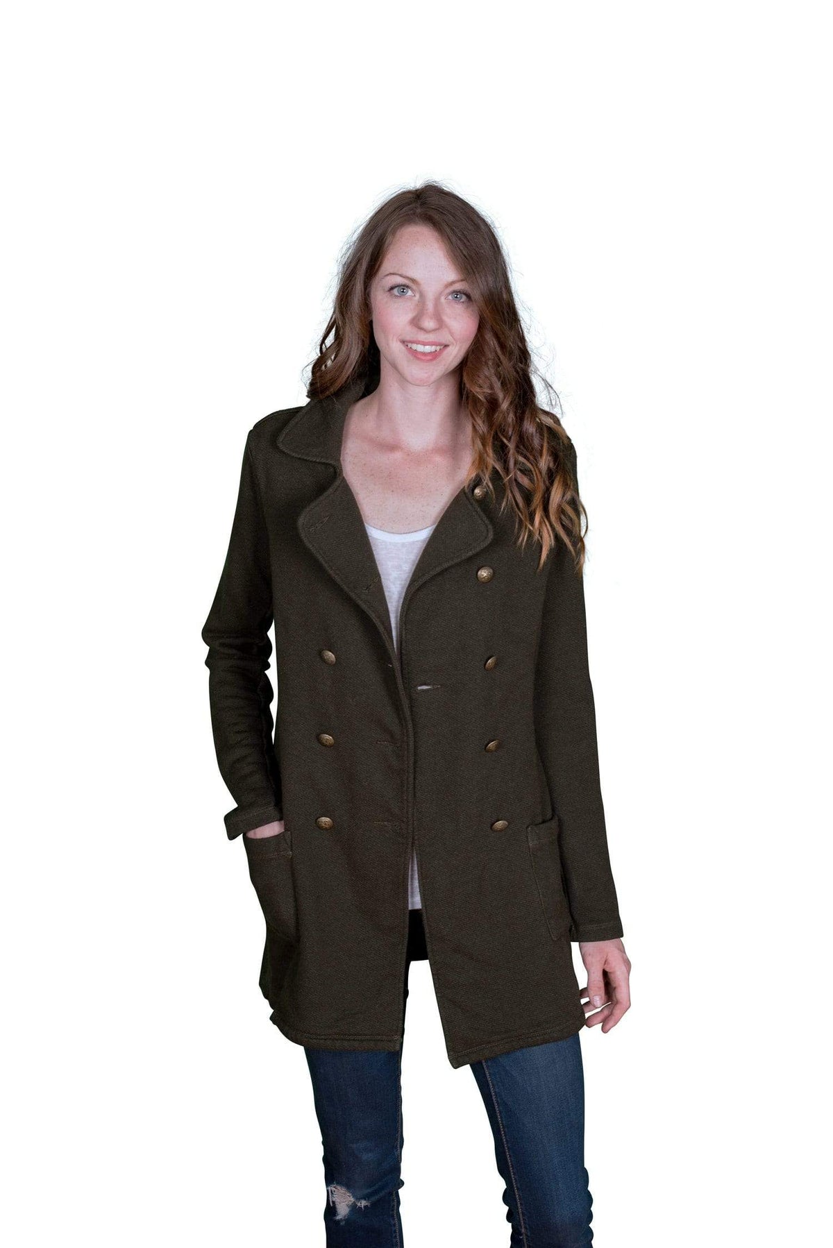 Velvet by Graham &amp; Spencer Hadarah Military Peacoat