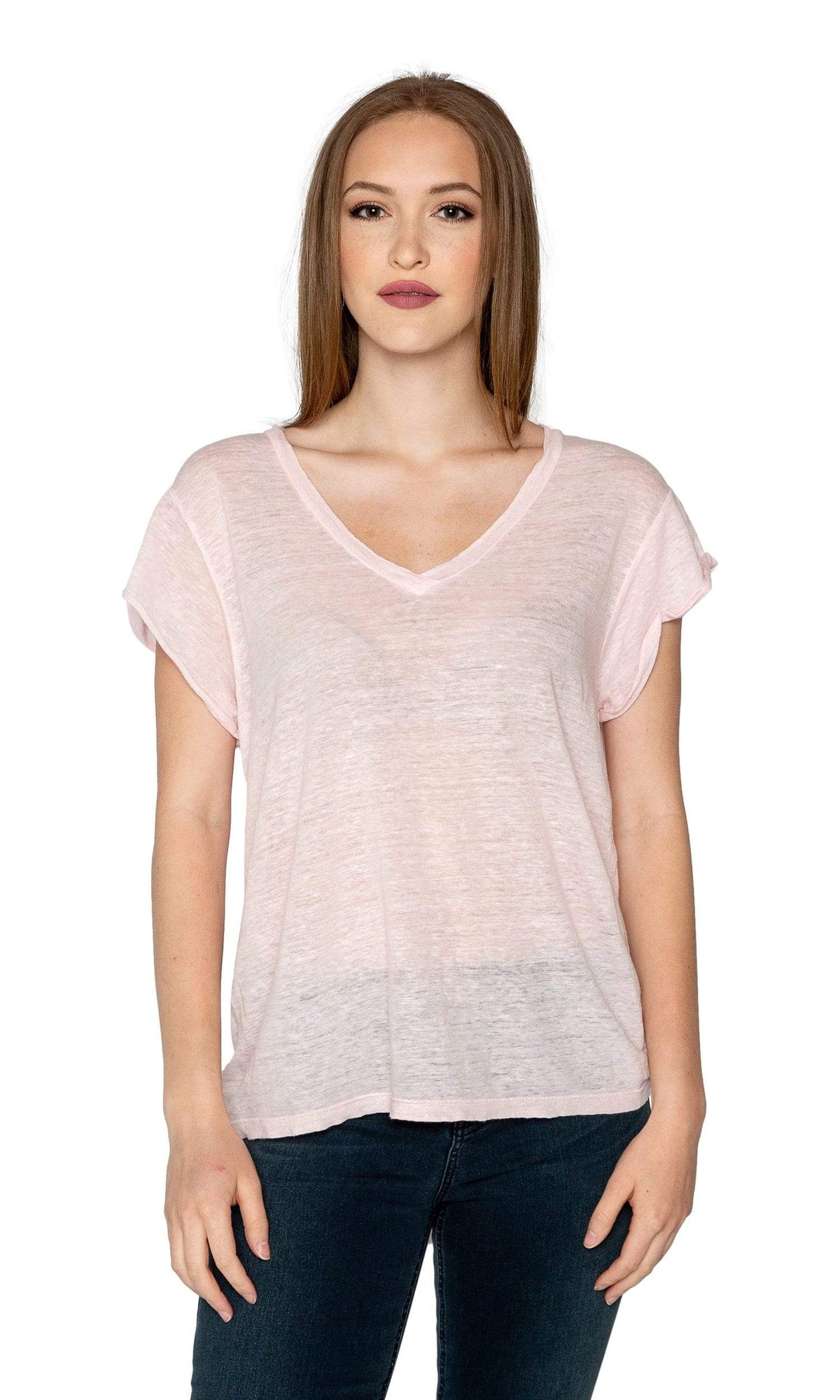 Velvet by Graham &amp; Spencer Romana Linen Knit Top