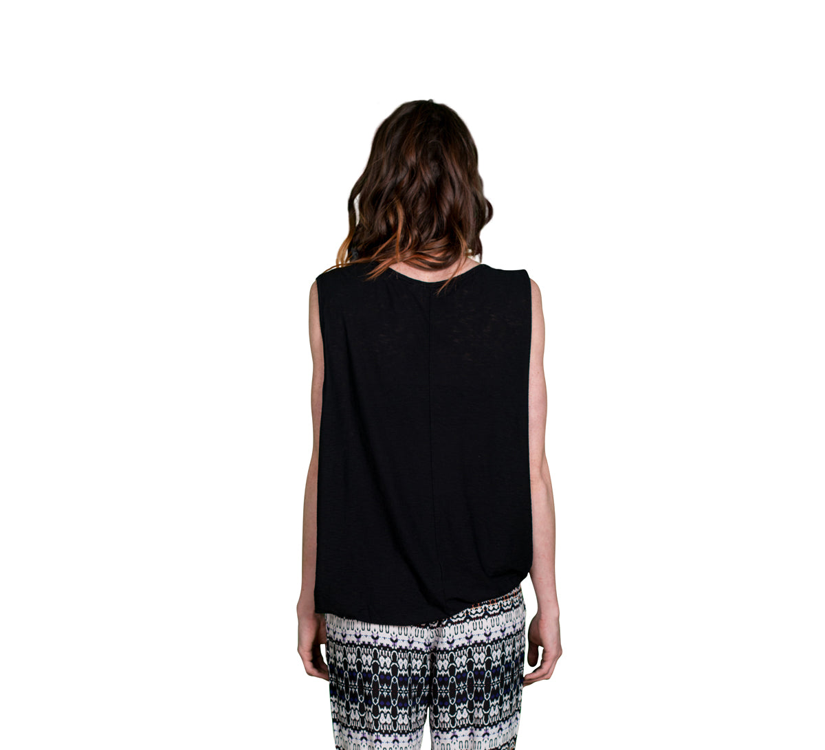 Velvet by Graham & Spencer Sanaa Luxe Slub Crossover Drape Tank