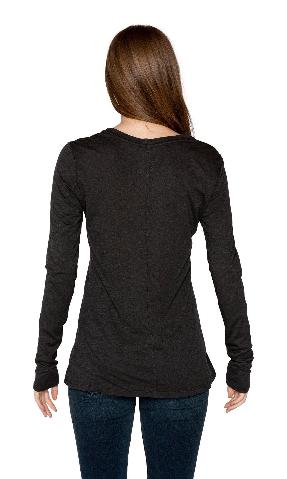Velvet by Graham &amp; Spencer Giana Luxe Slub Round Neck Top