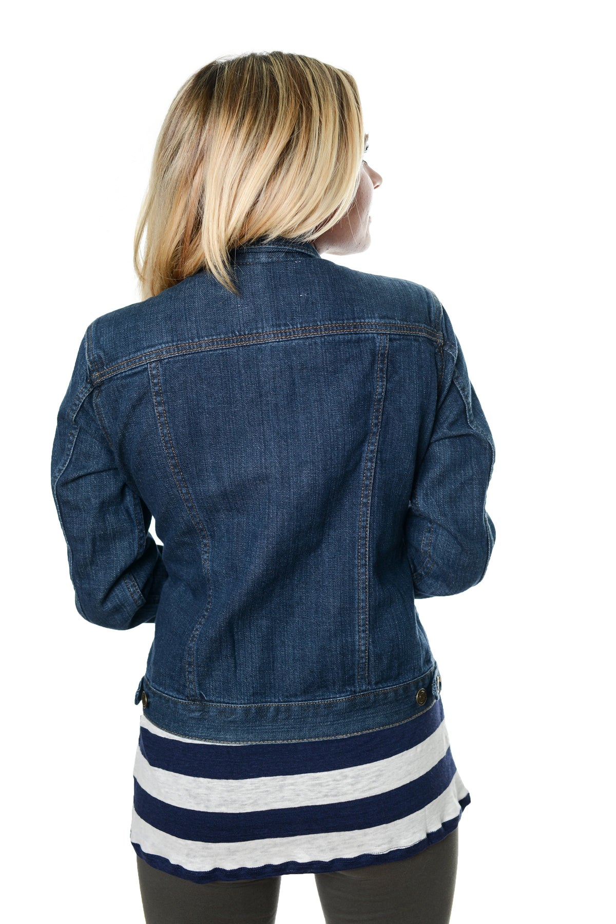 Lily Aldridge for Velvet by Graham &amp; Spencer Ash Denim Jacket