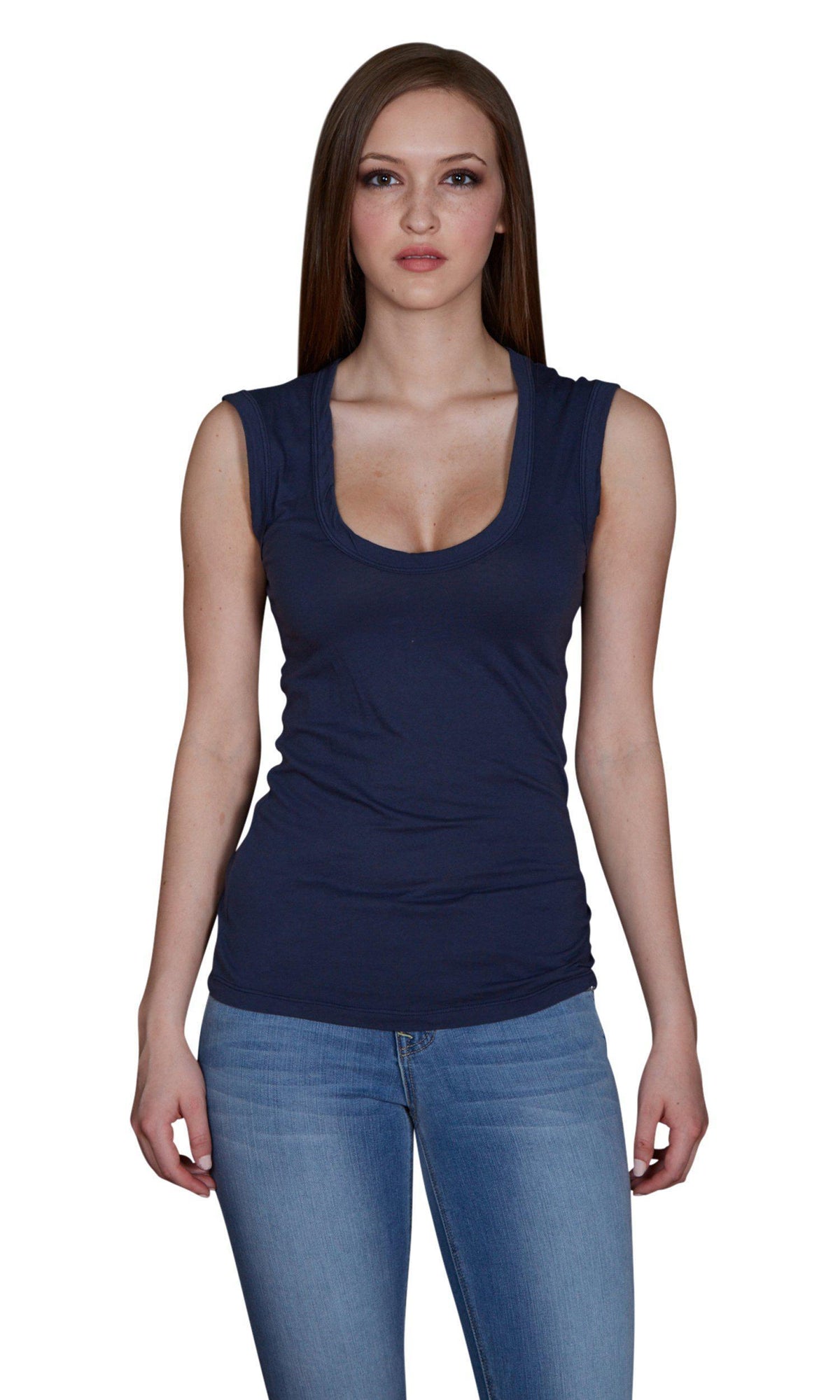 Velvet by Graham &amp; Spencer Estina Scoop Neck Top-Velvet-Vintage Fringe