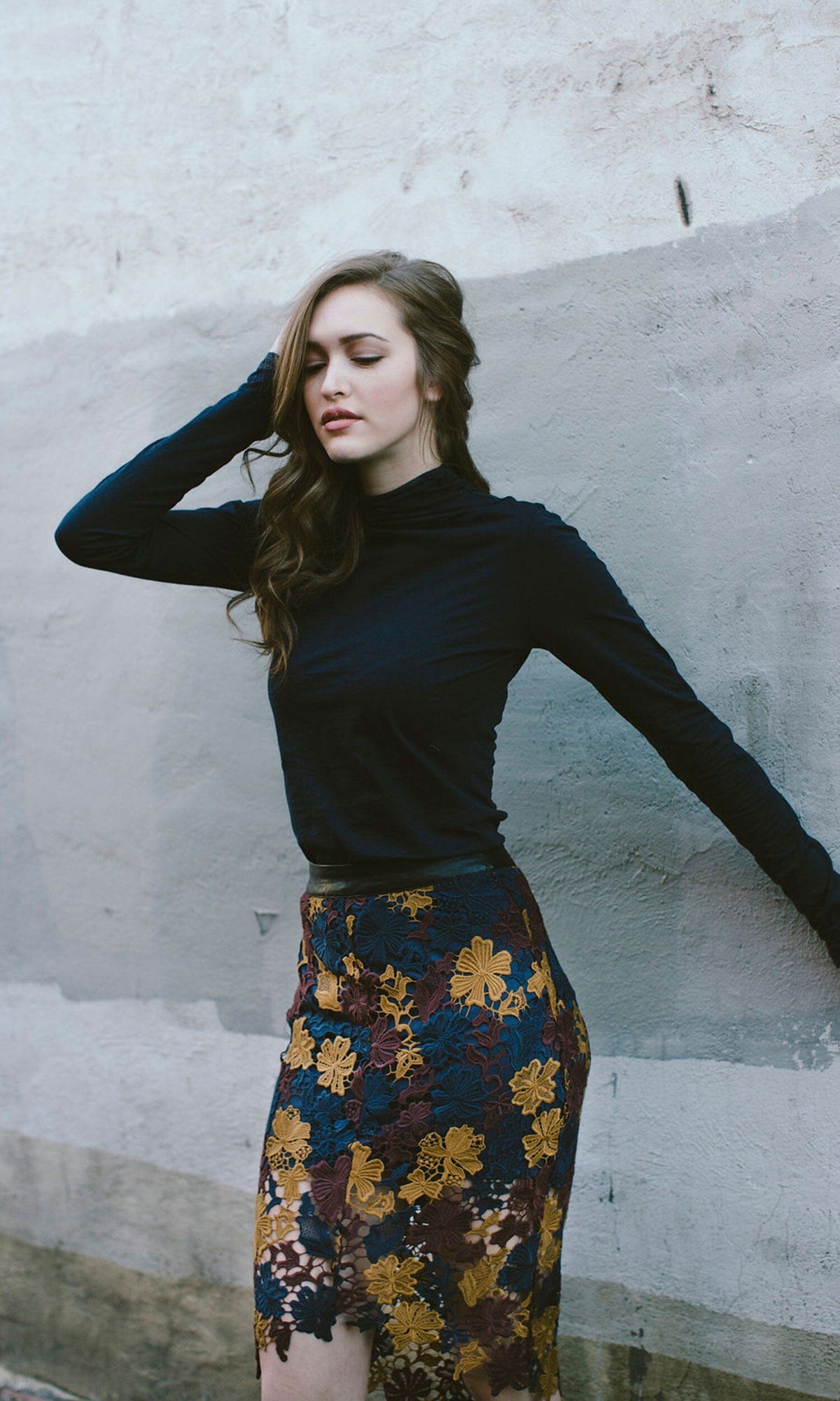 Velvet by Graham &amp; Spencer Talisia05 Gauzy Whisper Turtleneck Top.