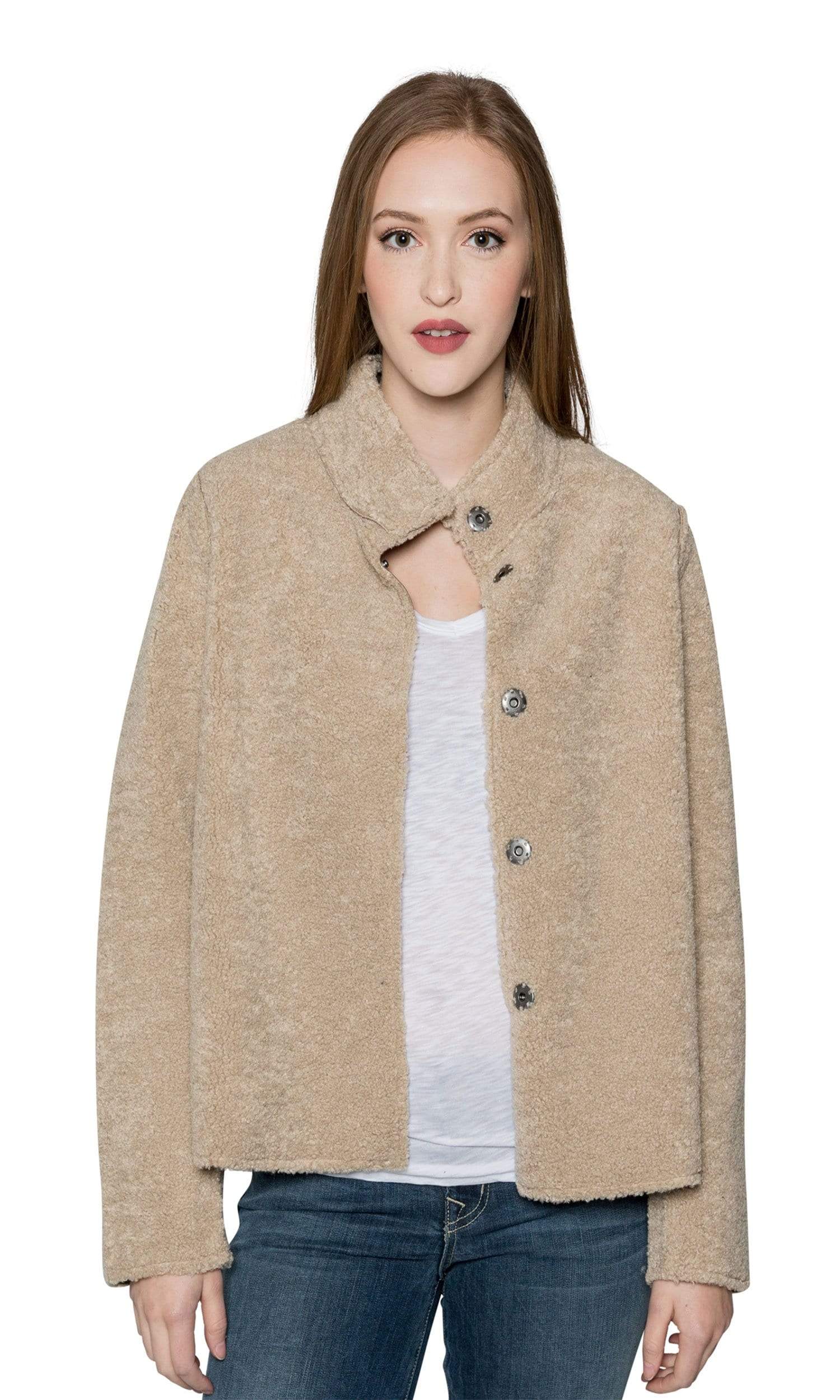 Velvet by Graham and Spencer Chatlie Reversible Faux Sherpa Jacket