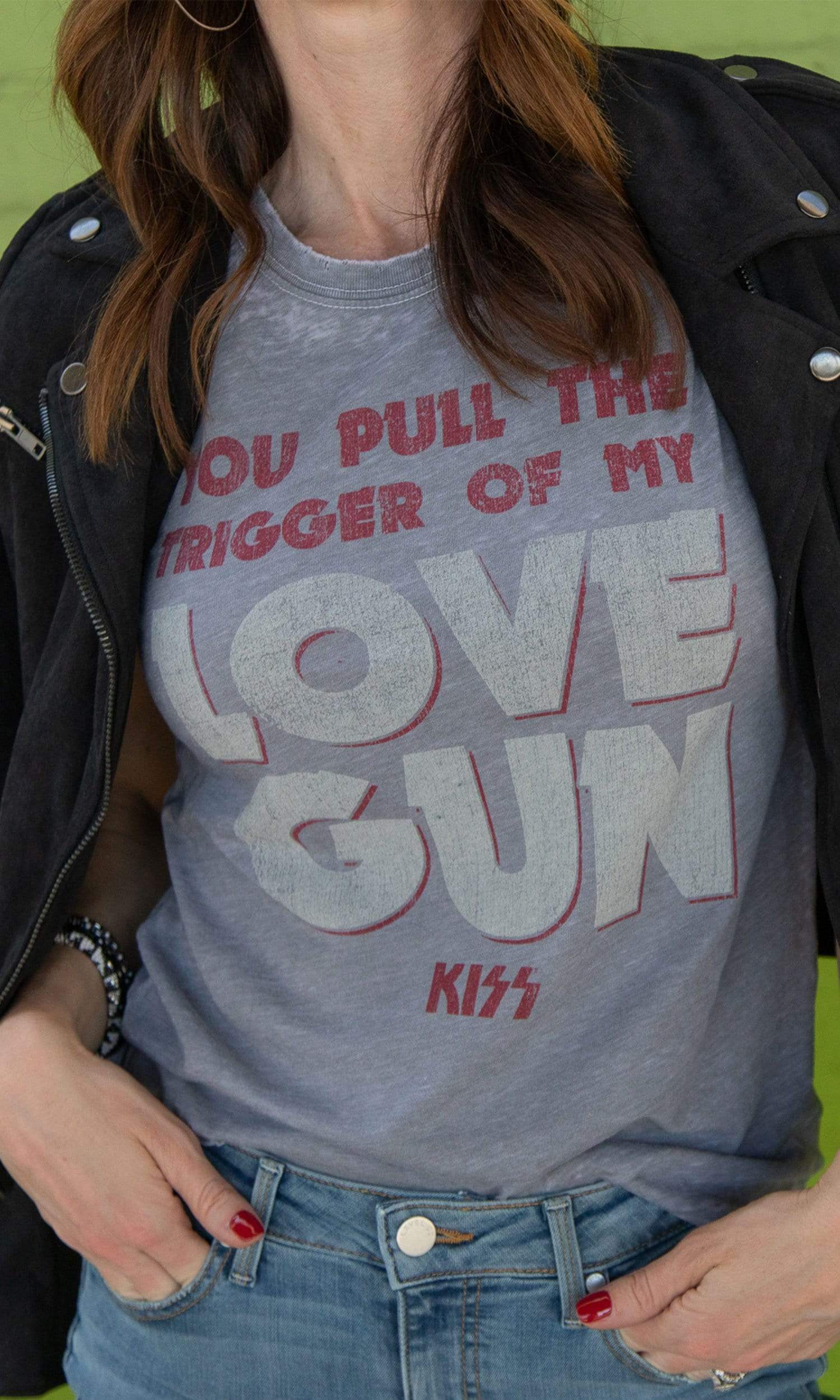 Recycled Karma KISS Trigger Love Gun Tee