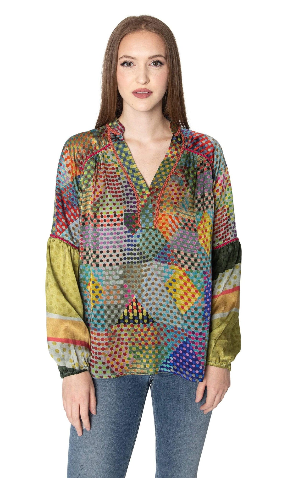 Conditions Apply Rise Above All V Neck Top