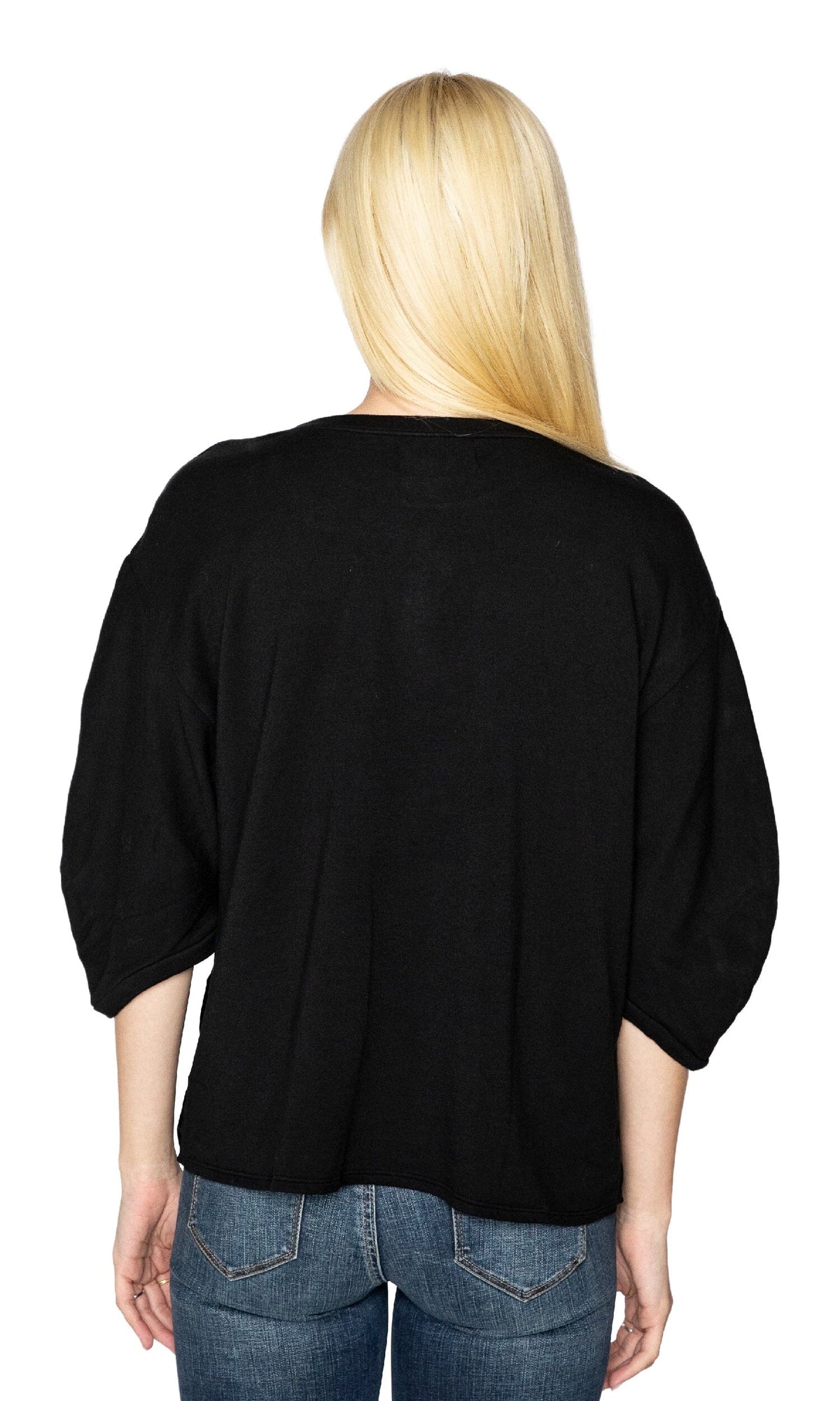 Velvet by Graham &amp; Spencer Berta Velvet Fleece Puff Sleeve Top