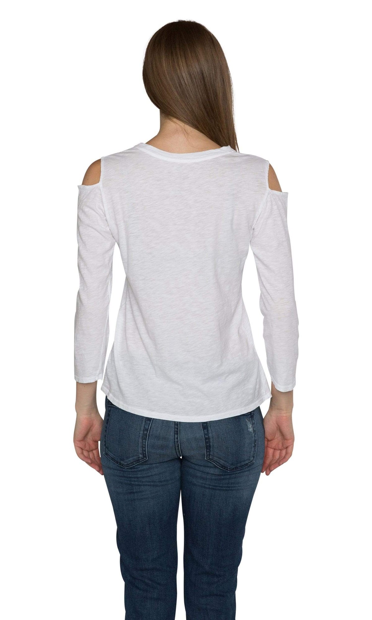 Velvet by Graham &amp; Spencer Bria Cotton Slub Cut Out Top