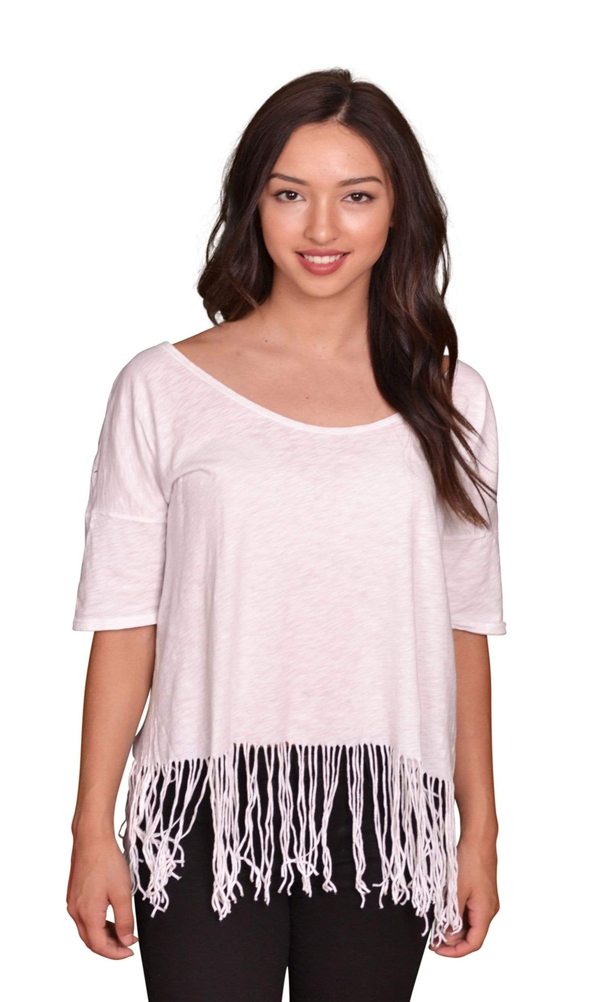 Velvet by Graham &amp; Spencer Kelyn Fringe Top