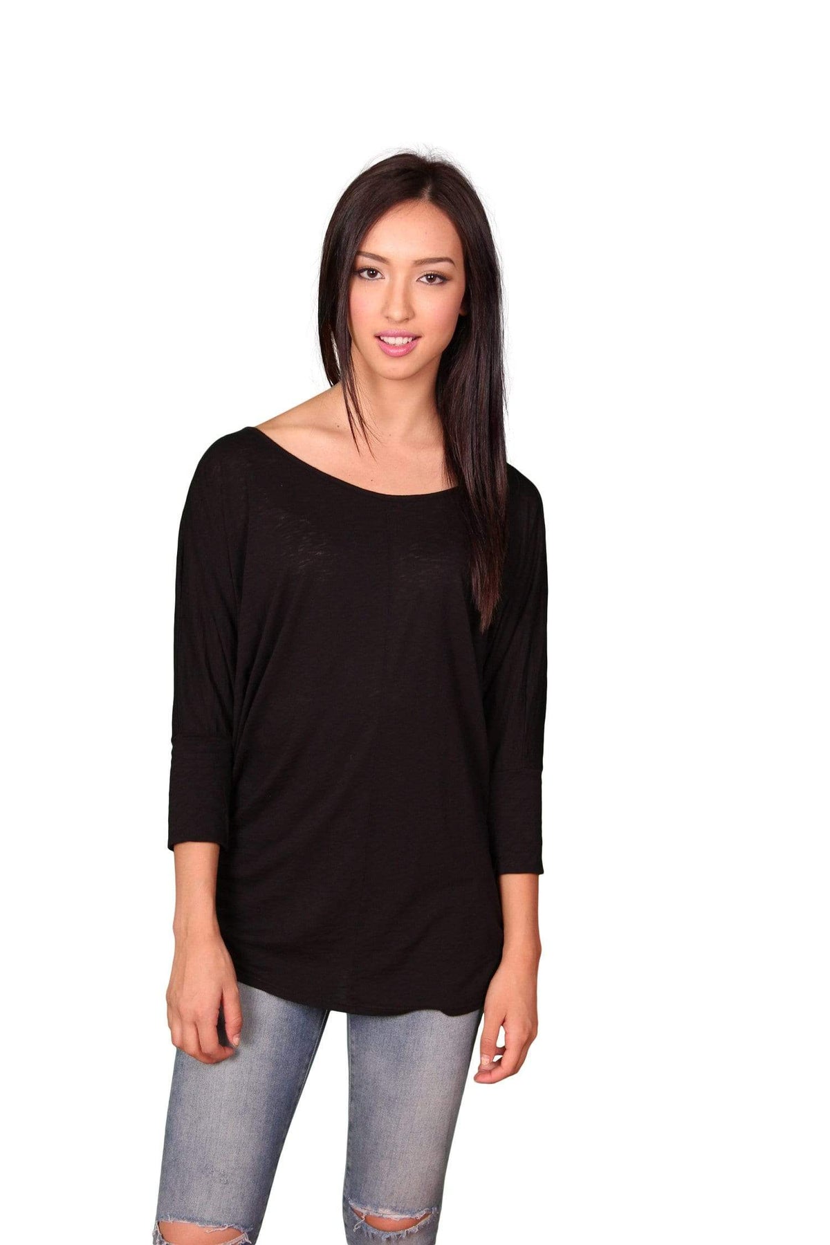 Velvet by Graham &amp; Spencer Deva Luxe Slub Dolman Top