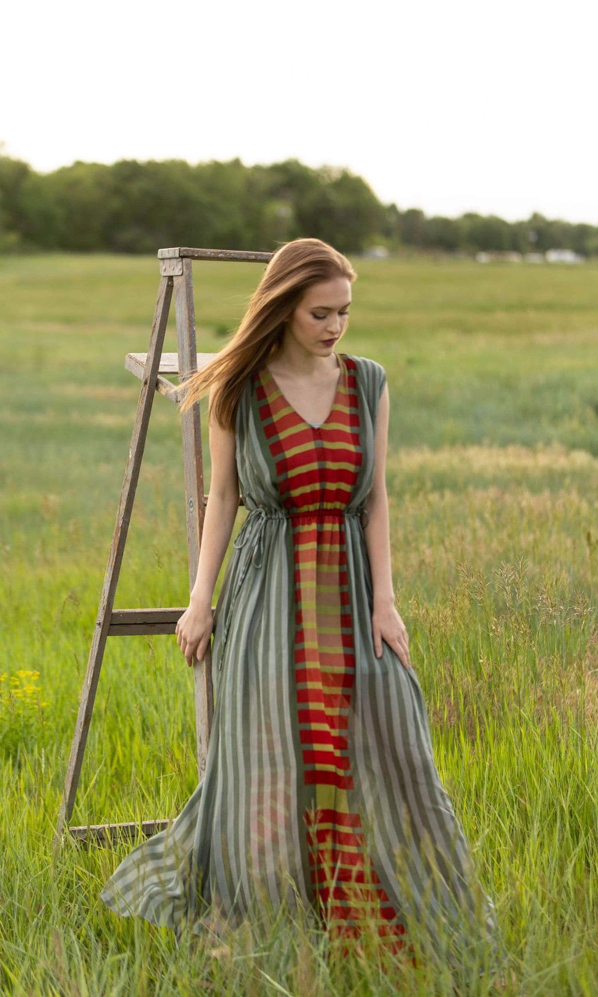 Conditions Apply One of the Best in the World Side Tie Maxi Dress