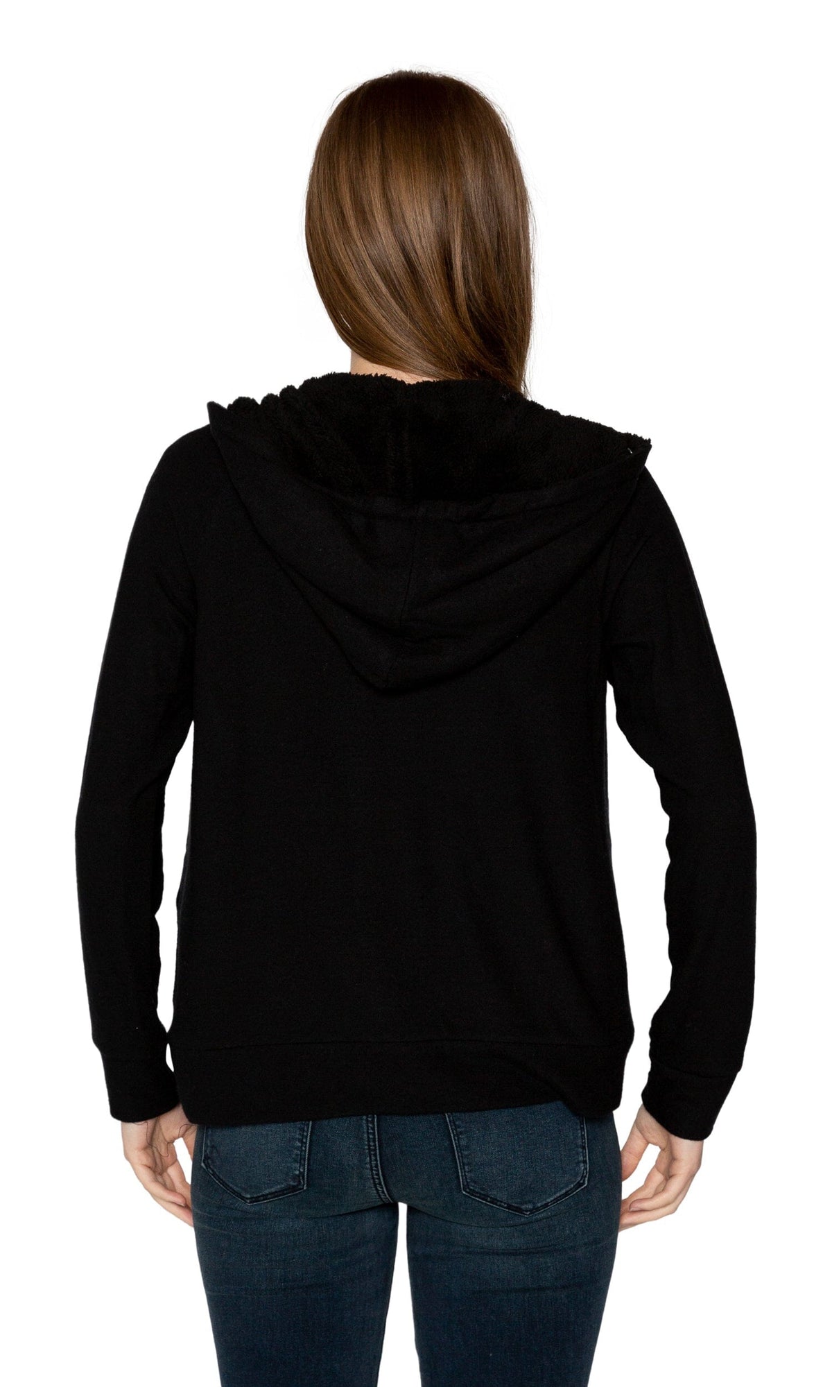 Velvet by Graham &amp; Spencer Rochelle Cozy Jersey Fleece Lined Hoodie