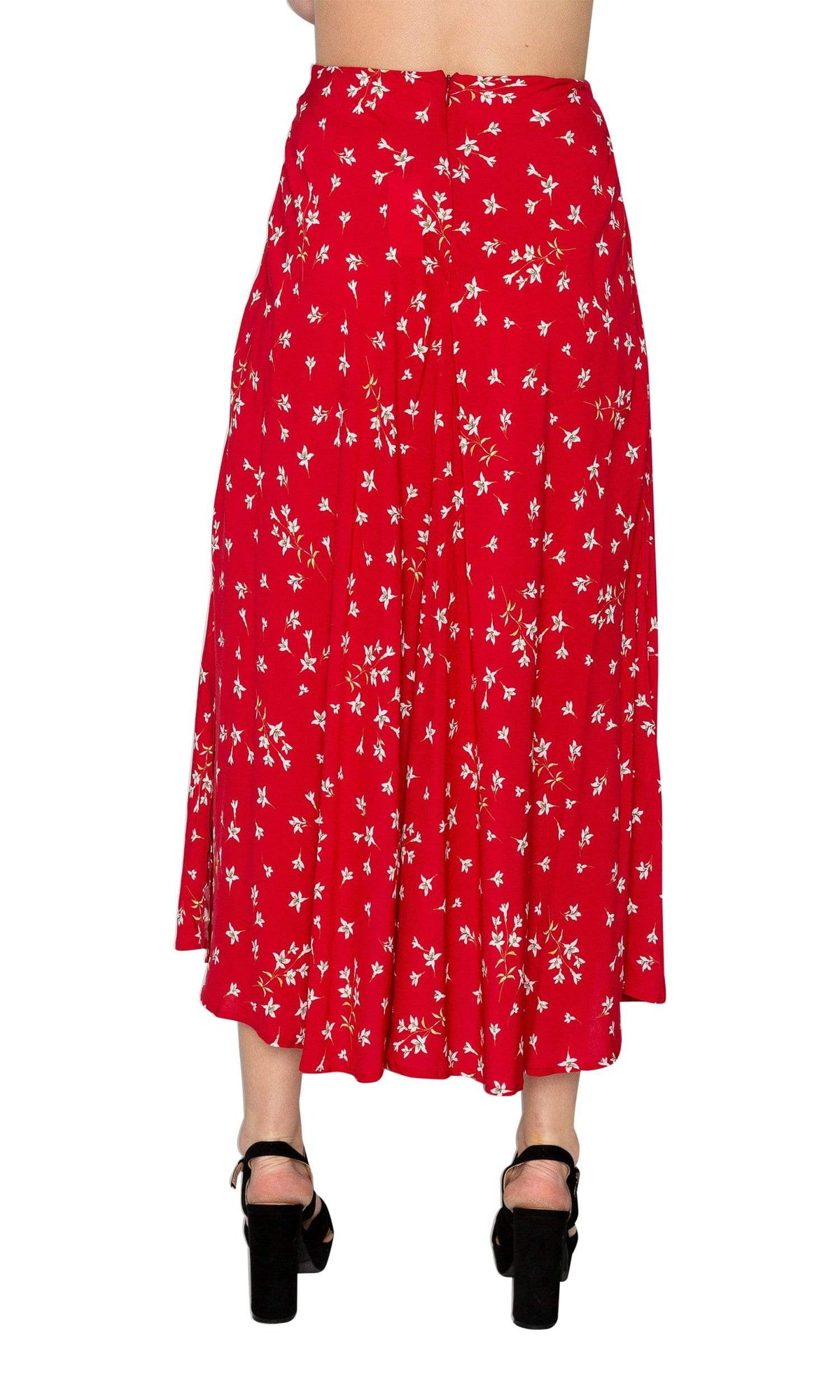 Velvet by Graham &amp; Spencer Swan Spring Floral High/Low Skirt