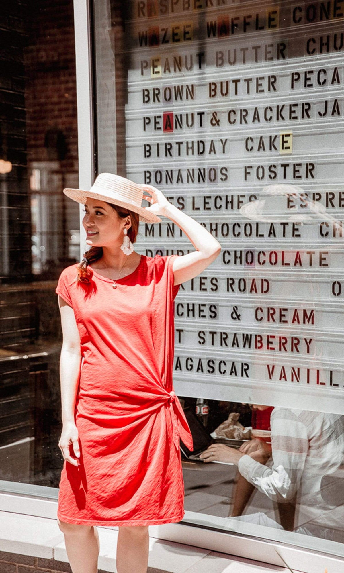 Velvet by Graham &amp; Spencer Gussie Cotton Slub Tie Dress