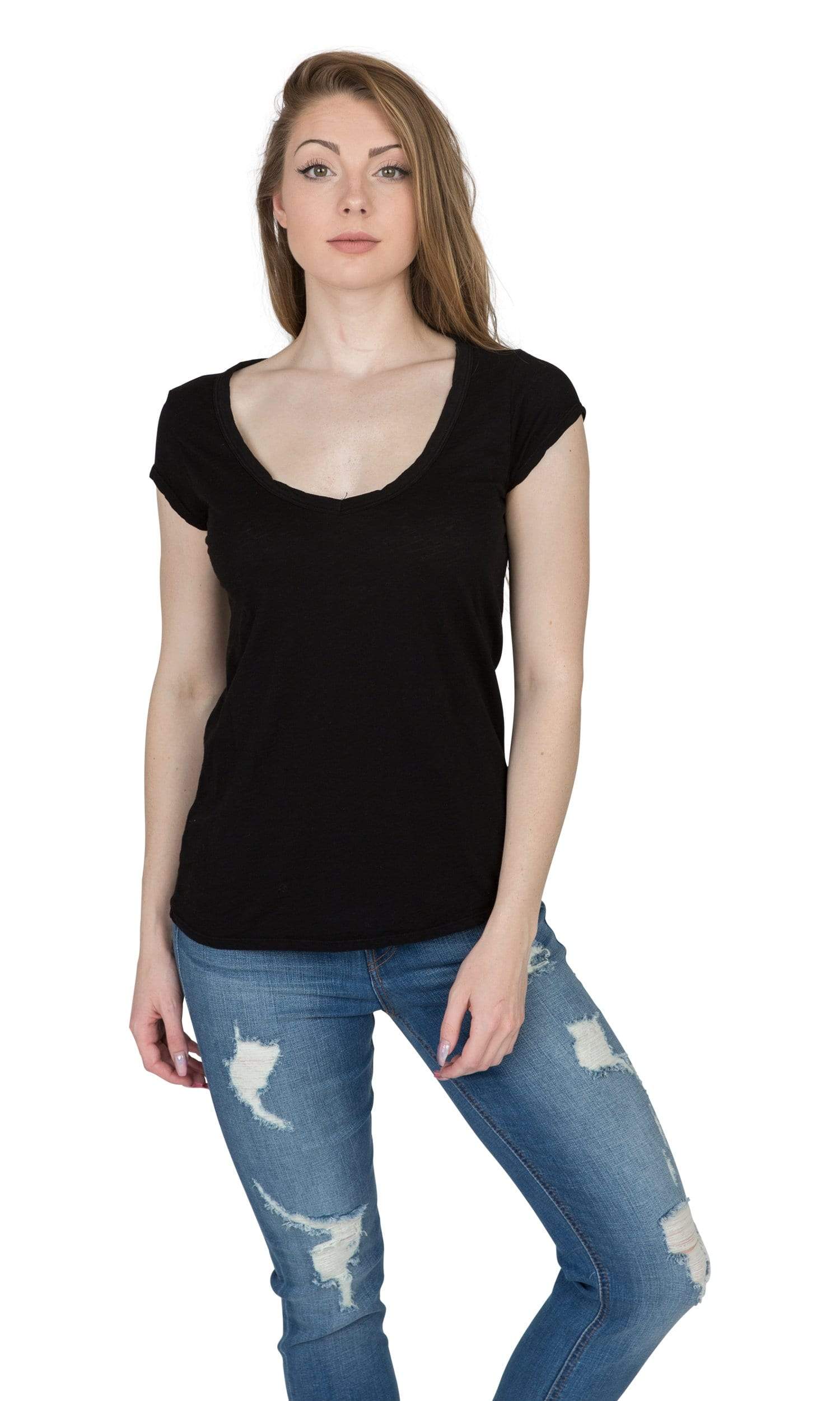 Velvet by Graham & Spencer Sumette Cotton Slub Tee