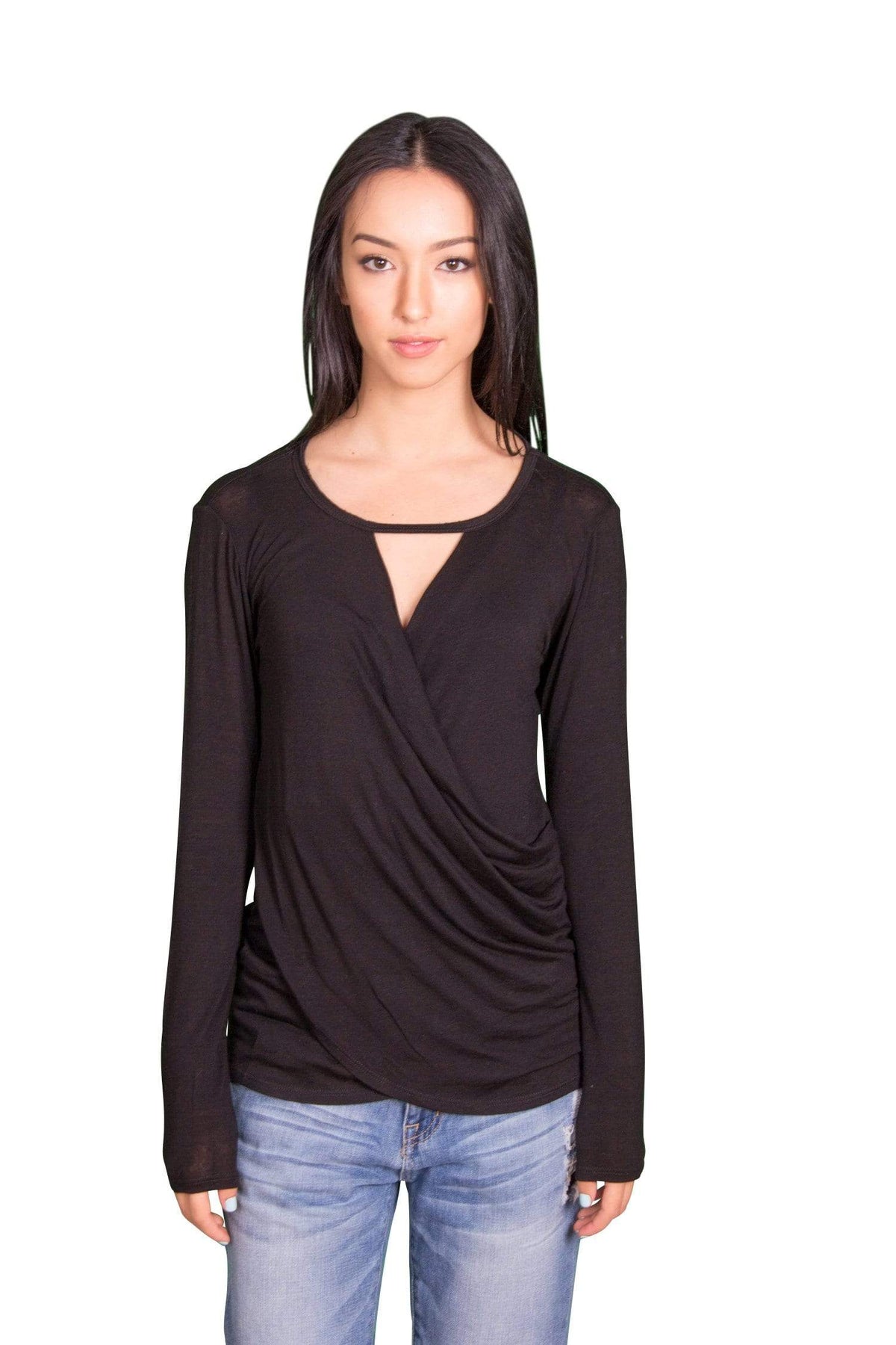 Velvet by Graham &amp; Spencer Suzie Lux Gauze Crossover Top
