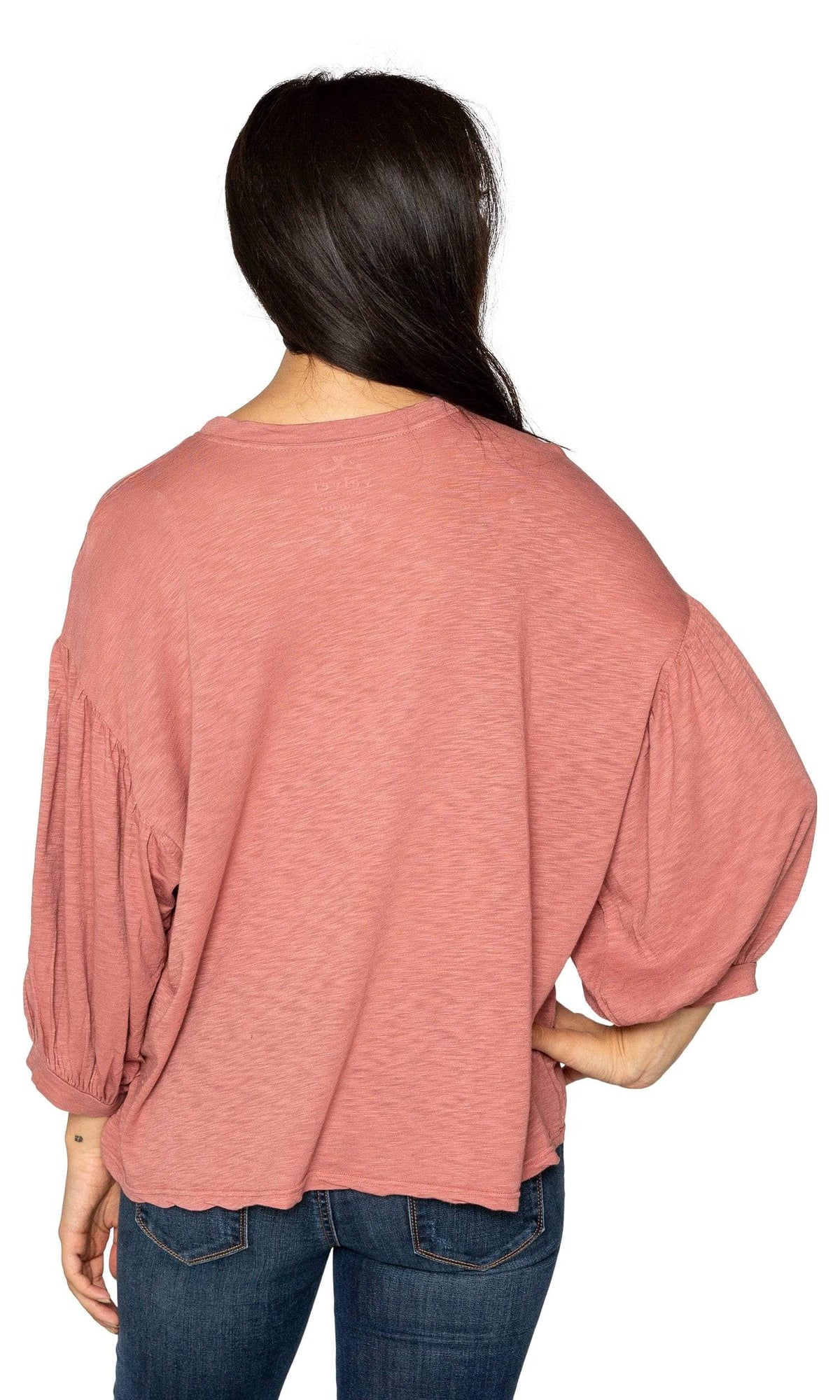 Velvet by Graham &amp; Spencer Tovah Lux Slub Puff Sleeve Top