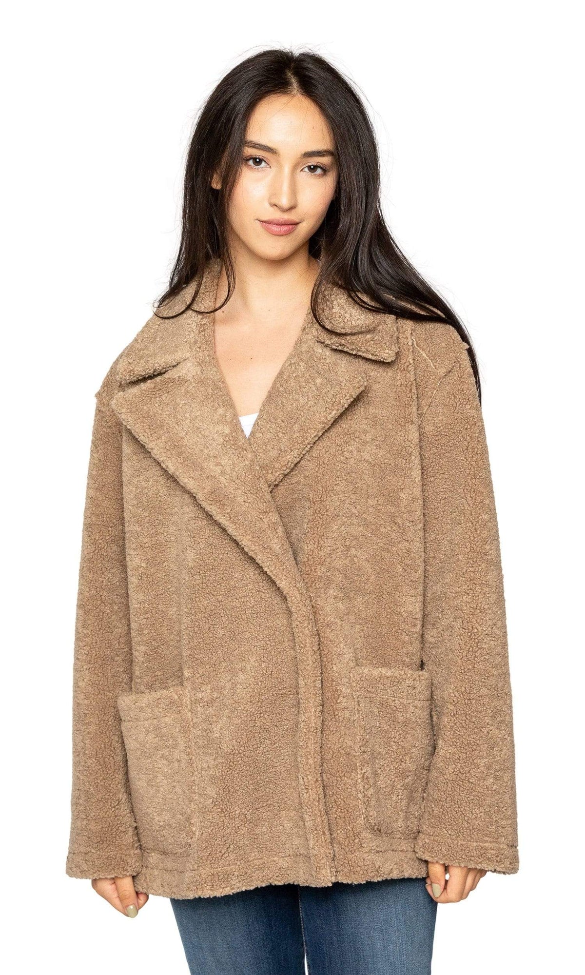 Velvet by Graham &amp; Spencer Yoko Oversized Lux Sherpa Coat