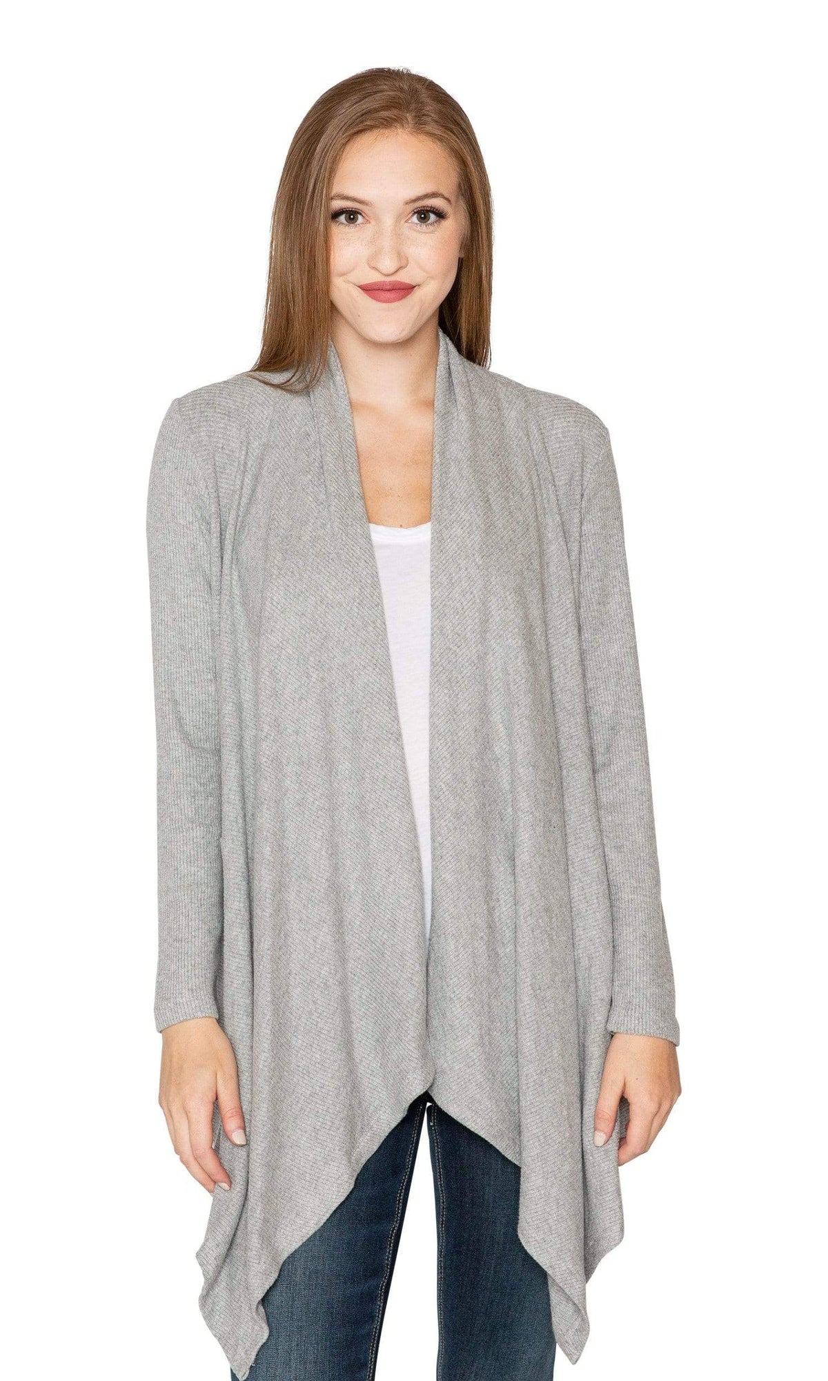 Velvet by Graham &amp; Spencer Soraya Cozy Jersey Ribbed Cardigan