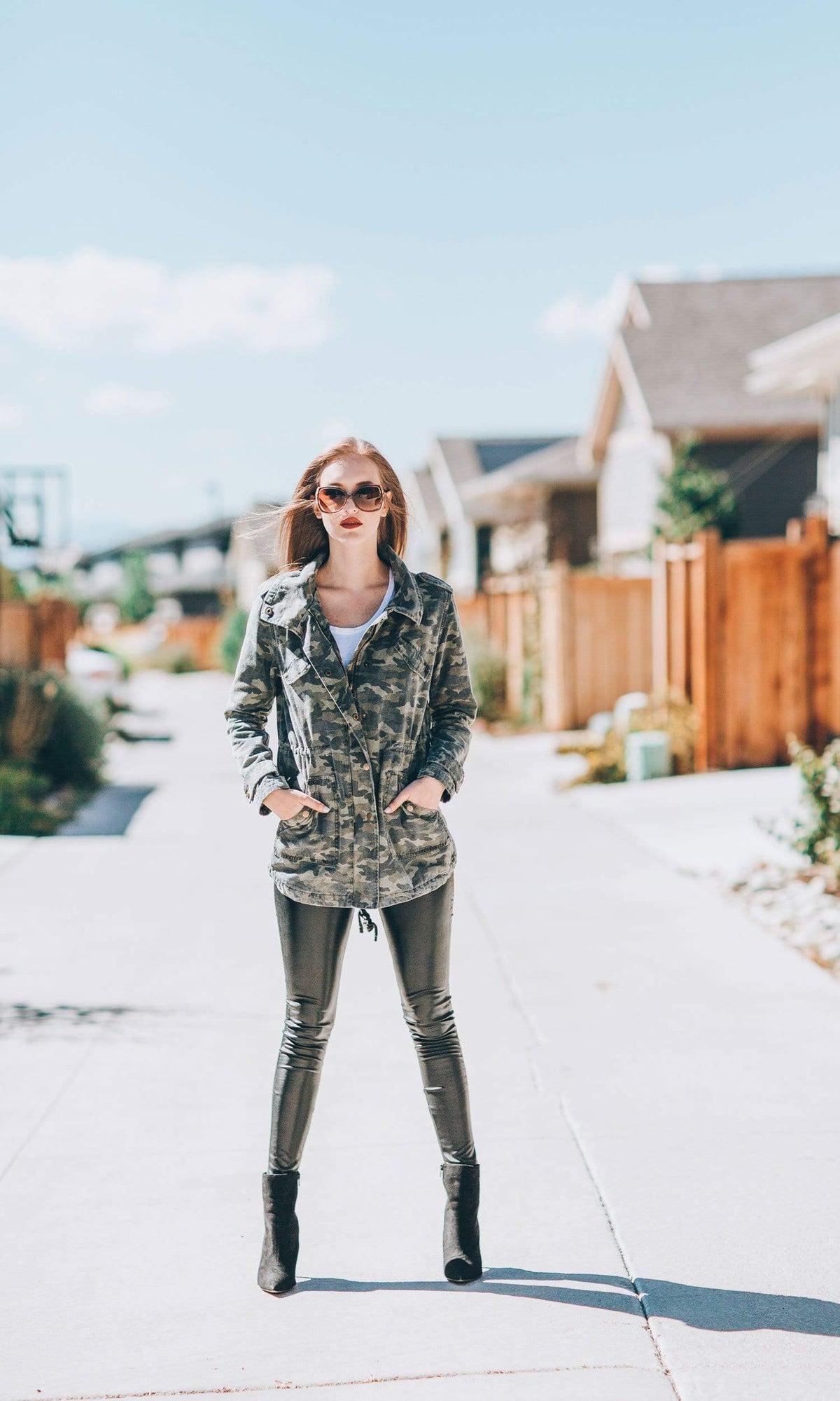 Velvet by Graham &amp; Spencer Irene Camo Army Jacket