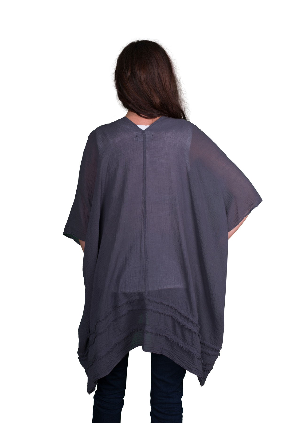 Velvet by Graham &amp; Spencer Chanice Cotton Gauze Drape Cardigan