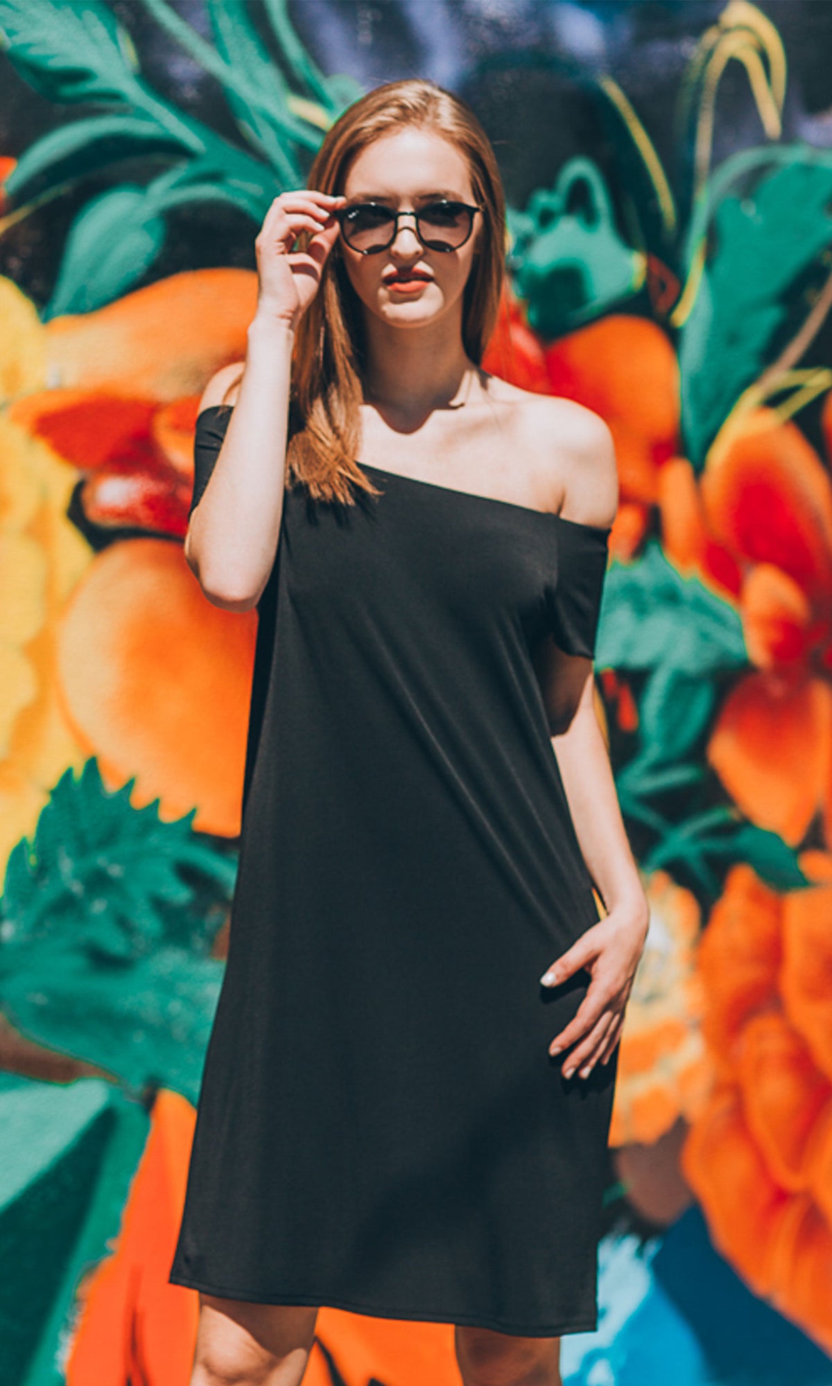 Velvet by Graham &amp; Spencer Sorana Jersey Off the Shoulder Dress