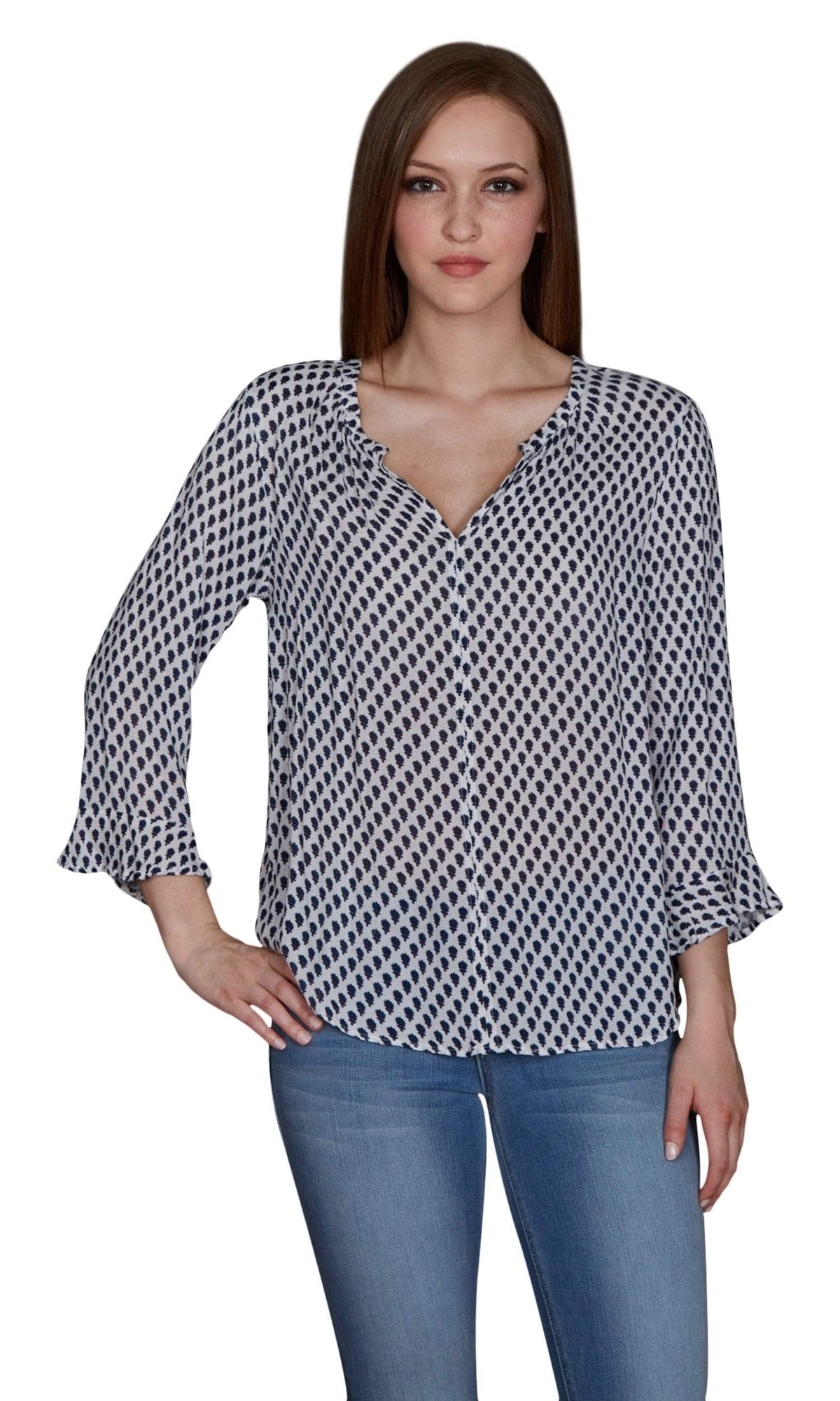 Velvet by Graham &amp; Spencer Selda Jaipur Print Top