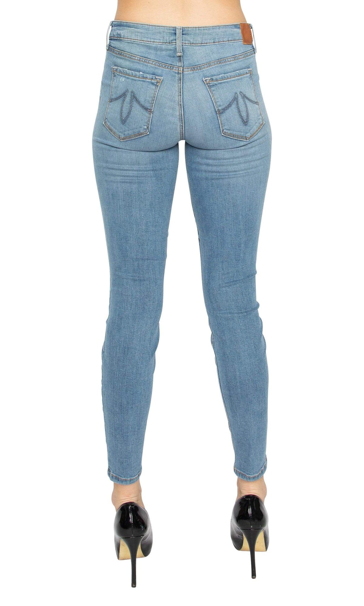 Level 99 Janice Mid Rise Ultra Skinny Jeans