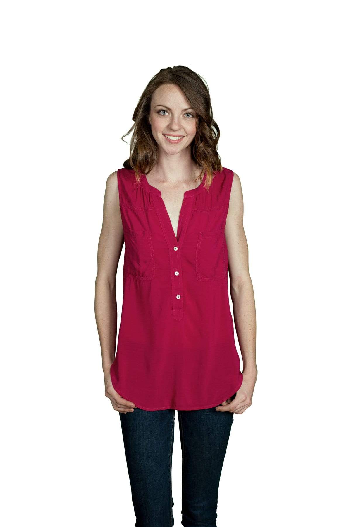 Velvet by Graham &amp; Spencer Jael Rayon Challis Tank Blouse