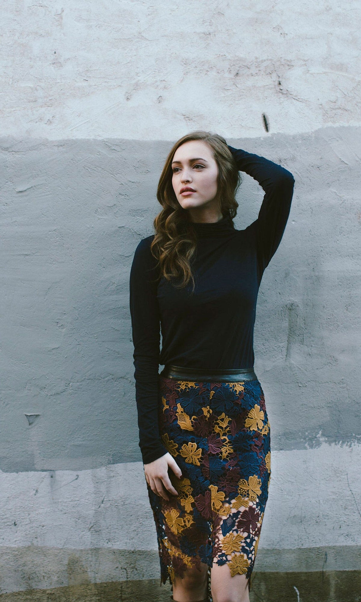 Velvet by Graham &amp; Spencer Talisia05 Gauzy Whisper Turtleneck Top.