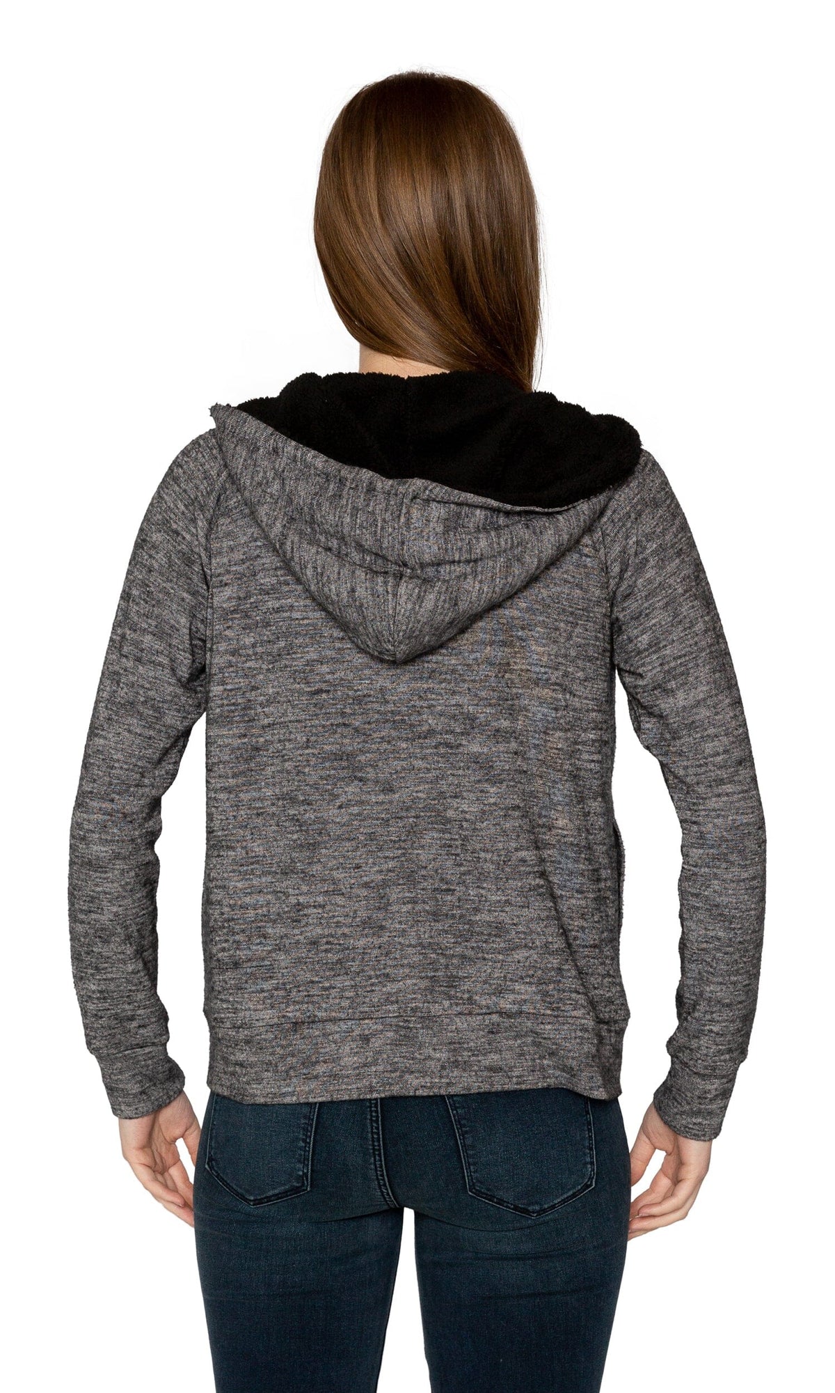 Velvet by Graham &amp; Spencer Rochelle Cozy Jersey Fleece Lined Hoodie