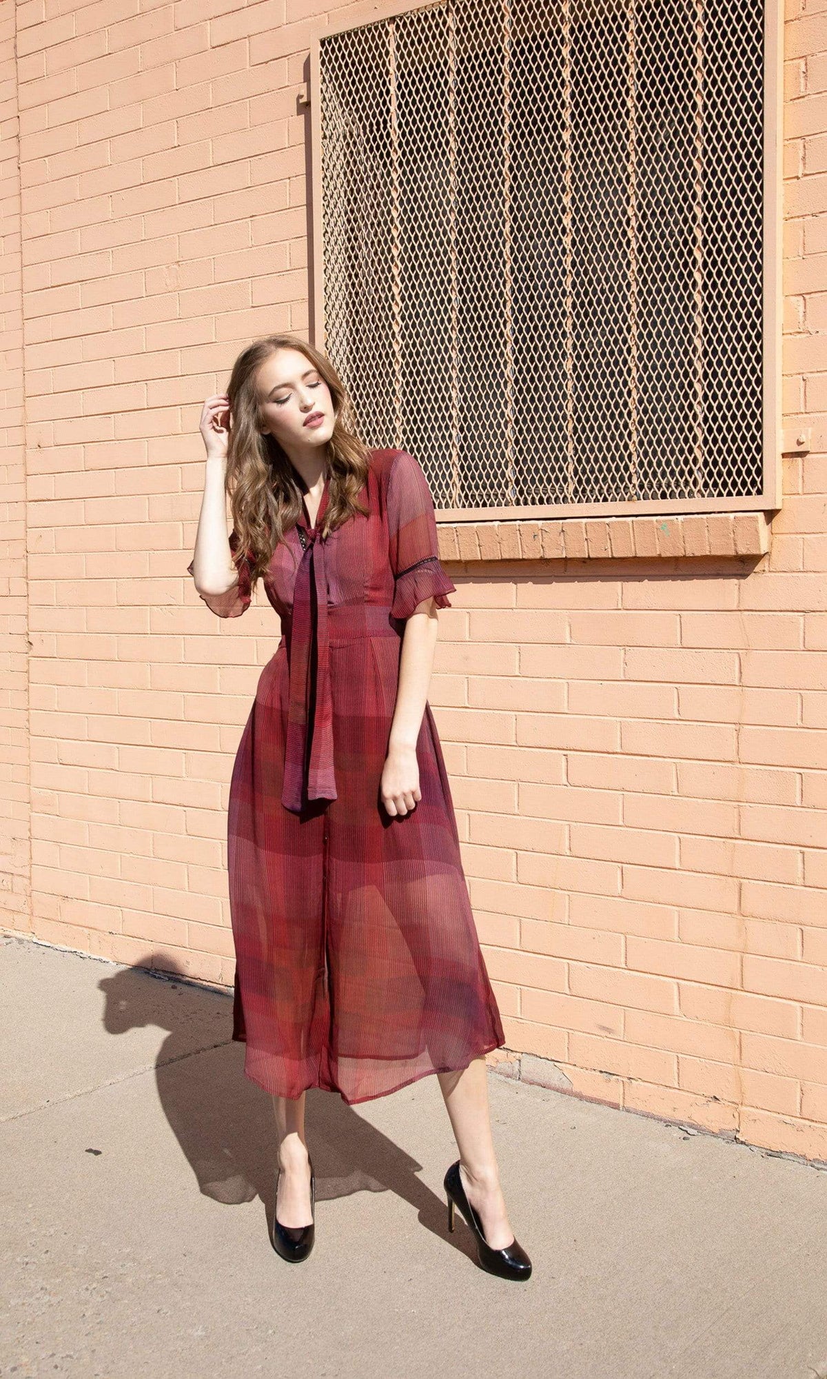 Conditions Apply Era of Fashion Tie Neck Dress