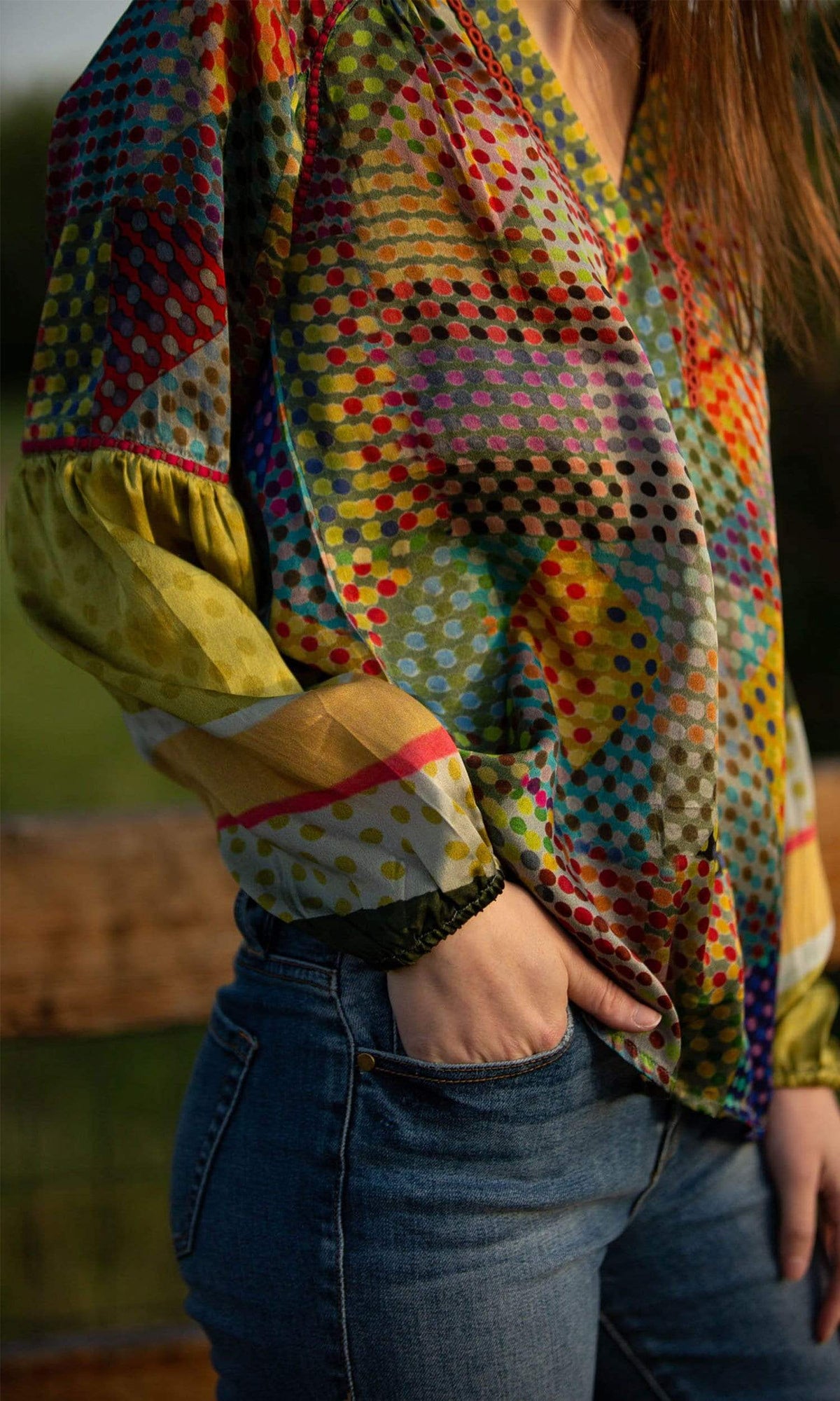 Conditions Apply Rise Above All V Neck Top