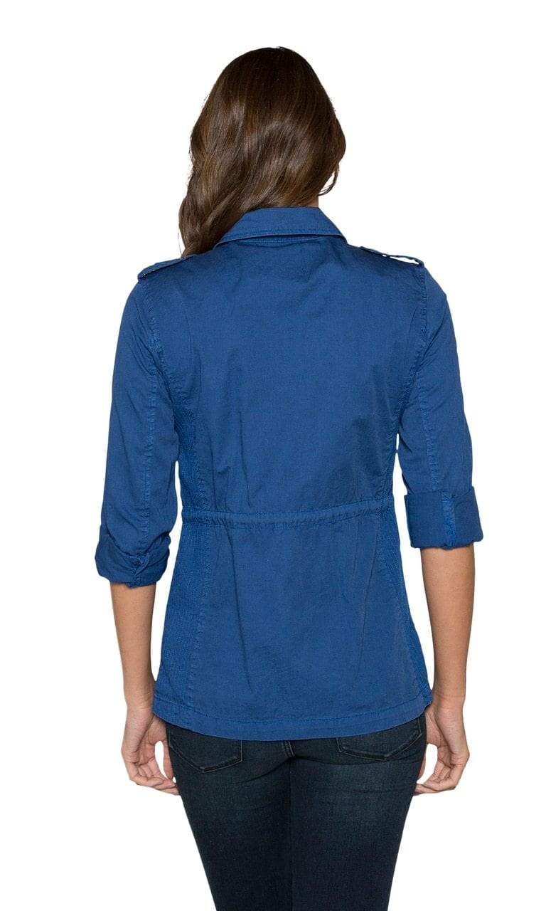 Velvet by Graham &amp; Spencer Ruby Army Jacket - Cobalt