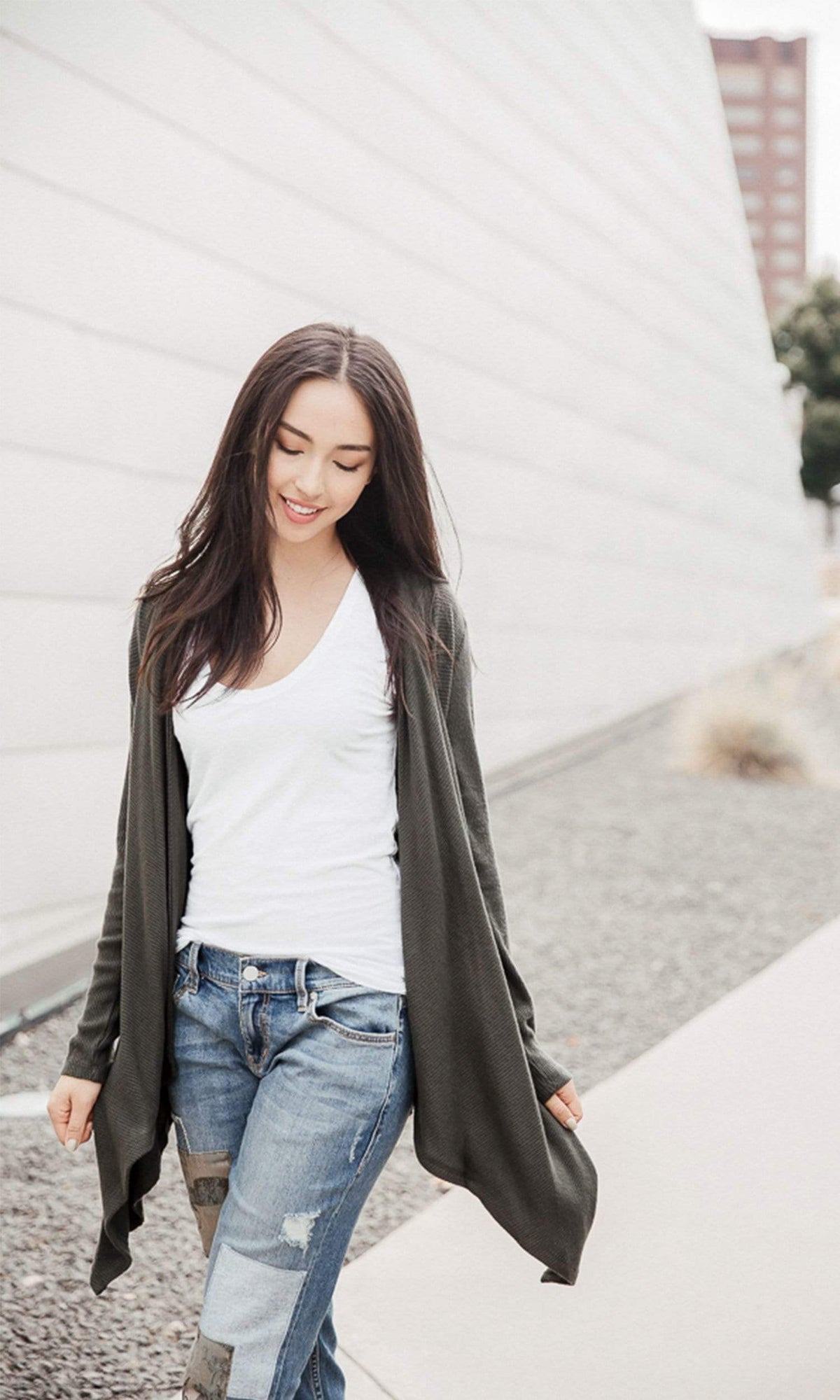 Velvet by Graham &amp; Spencer Soraya Cozy Jersey Ribbed Cardigan