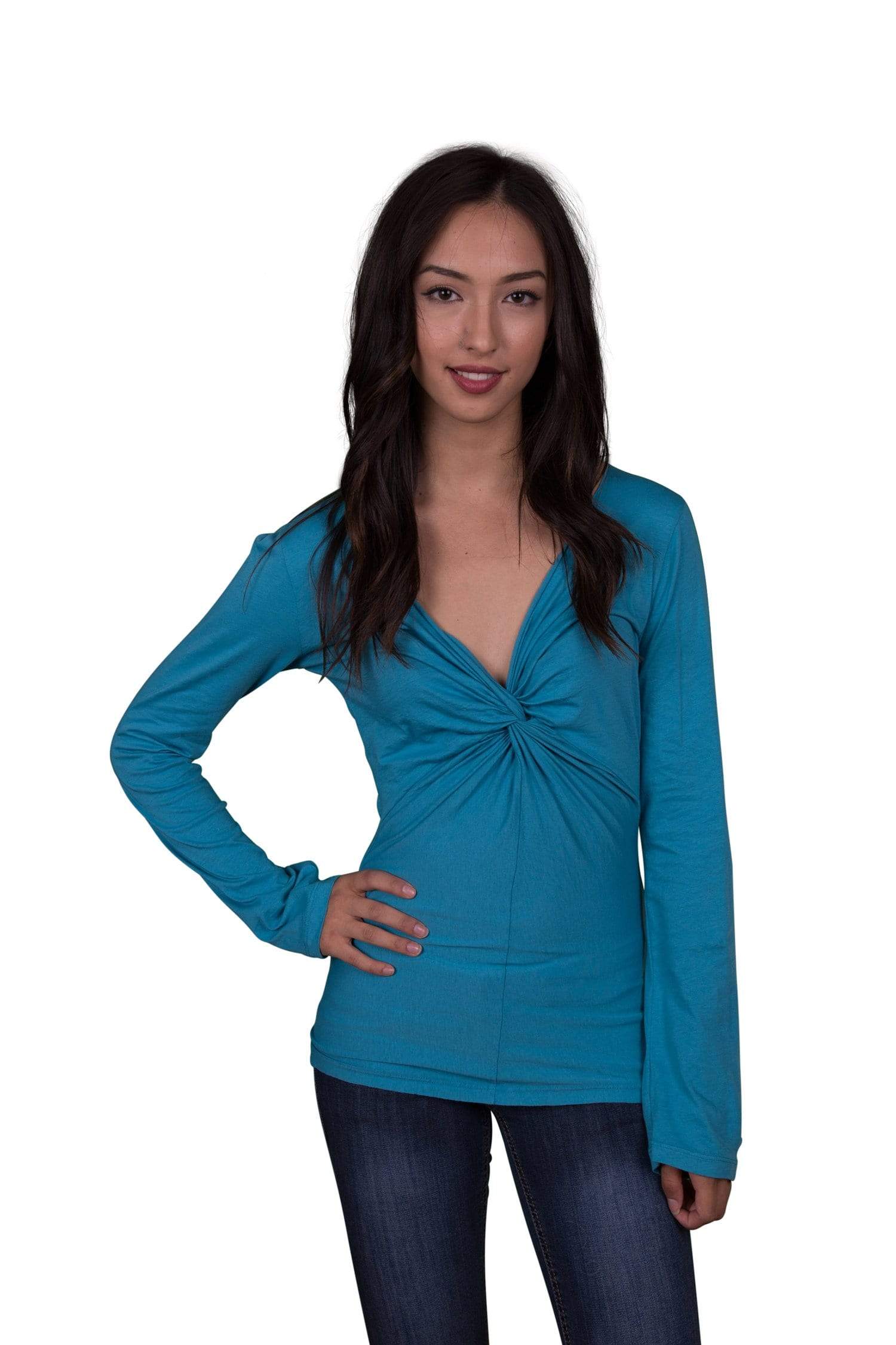 Velvet by Graham & Spencer Medana Front Knot Top