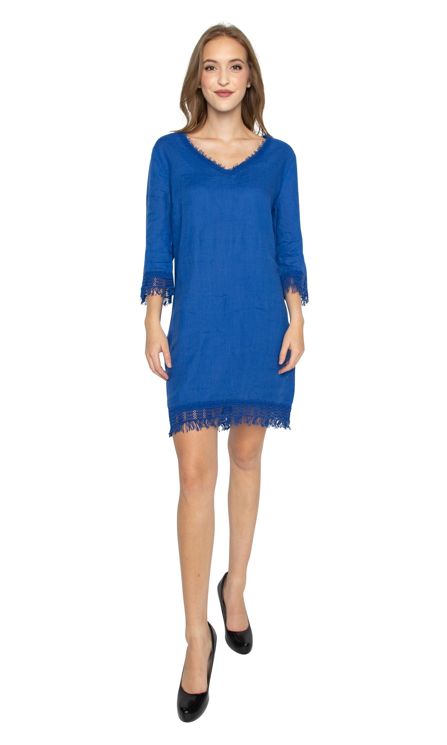 Haris Cotton Linen Contemporary Dress (XS) Haris Cotton Linen Contemporary Dress (XS)