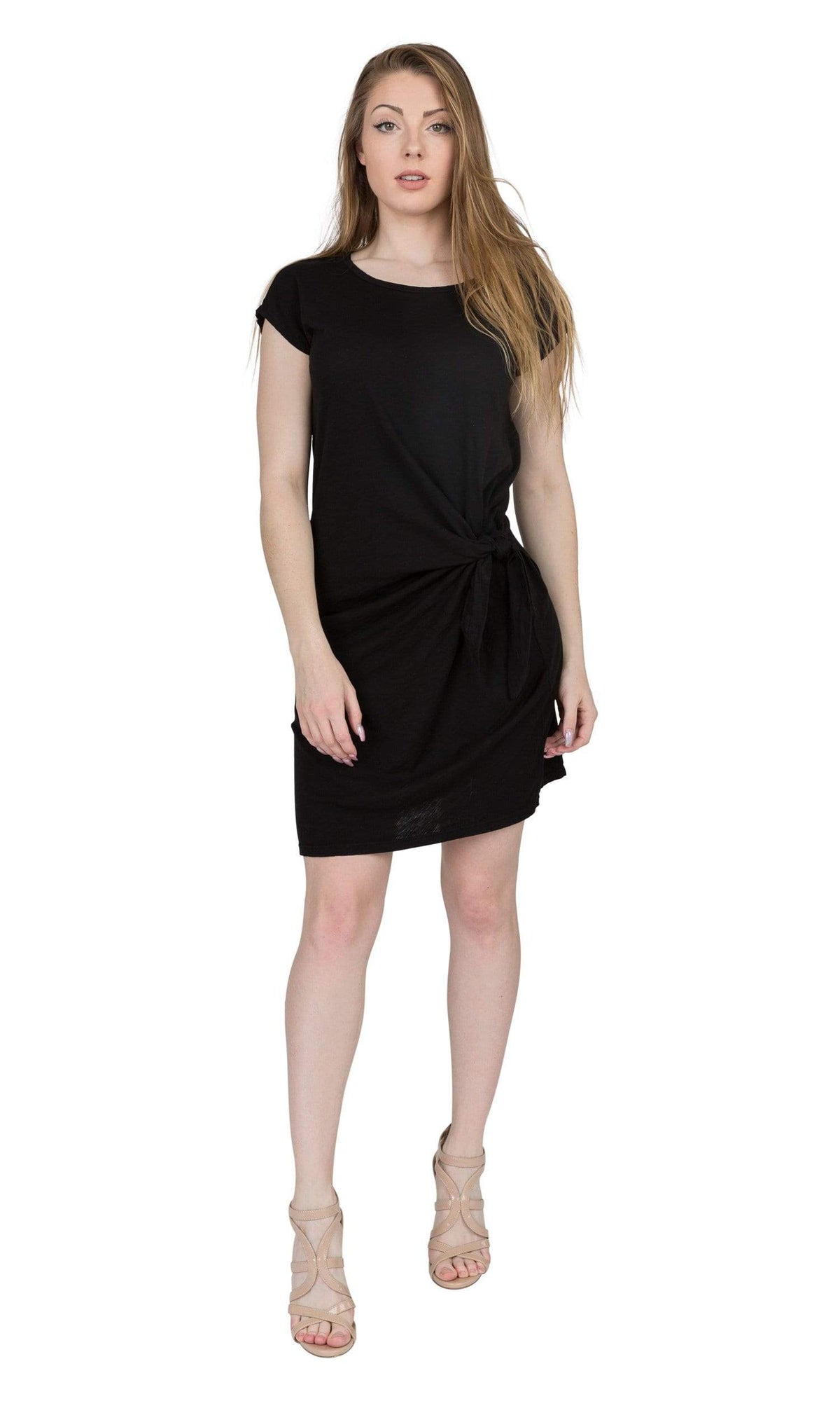 Velvet by Graham &amp; Spencer Gussie Cotton Slub Tie Dress