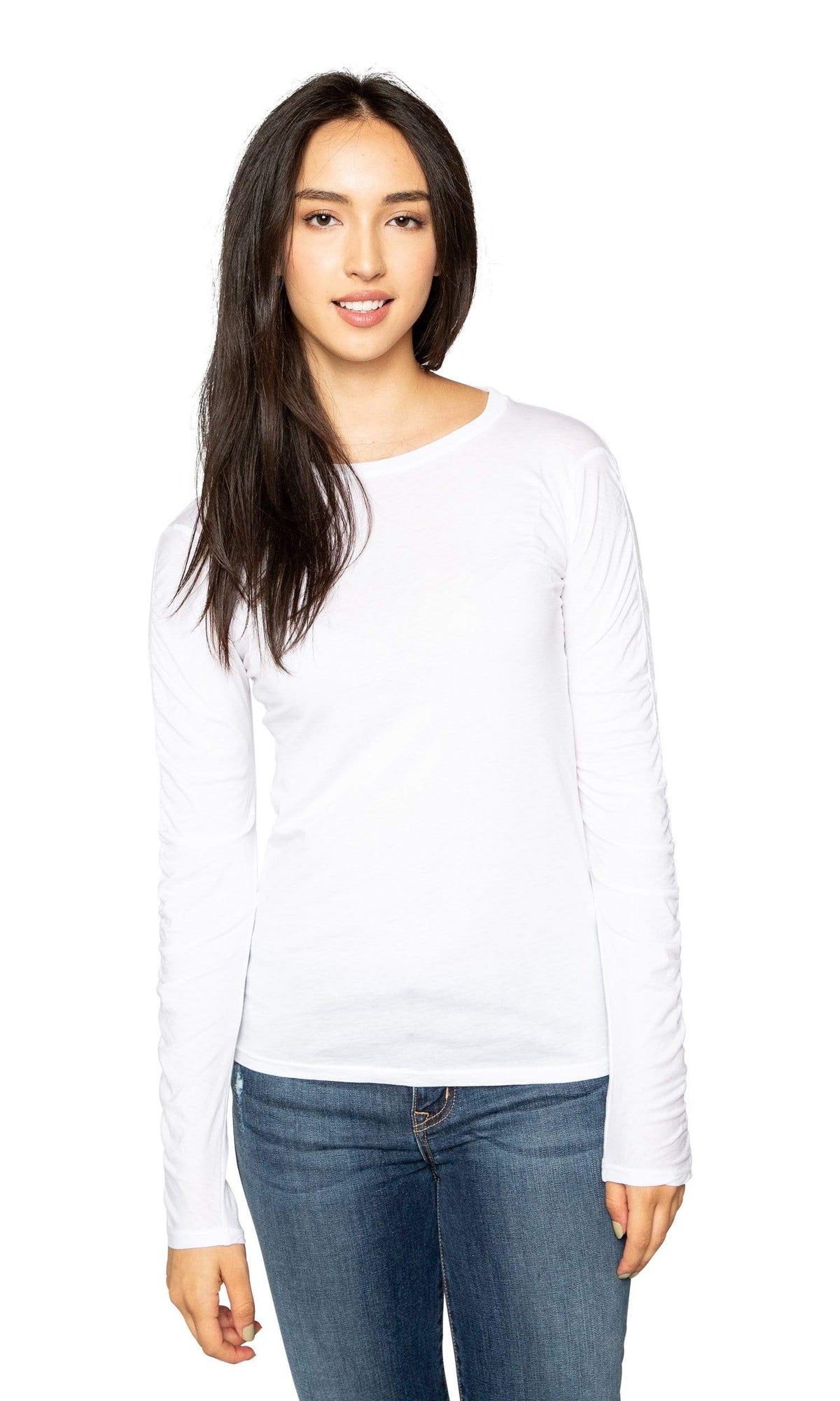 Velvet by Graham &amp; Spencer Miss Shirred Sleeve Top