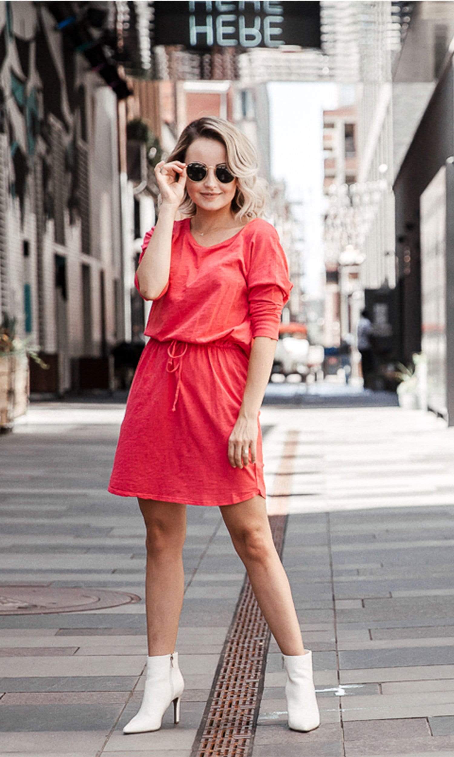 Velvet by Graham & Spencer Adorabella 3/4 Sleeve Dress