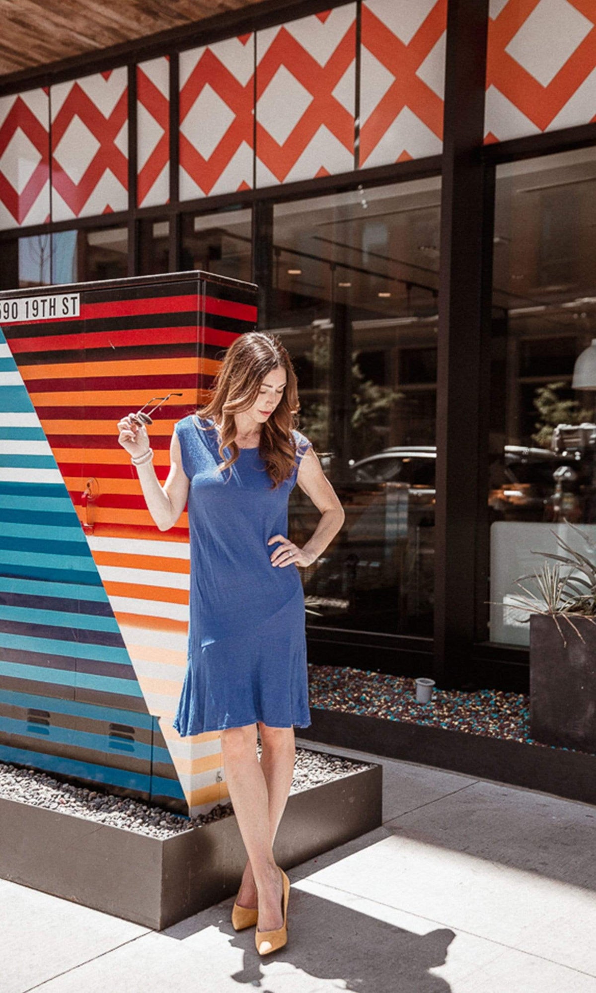 Velvet by Graham &amp; Spencer Semaj Linen Cap Sleeve Dress