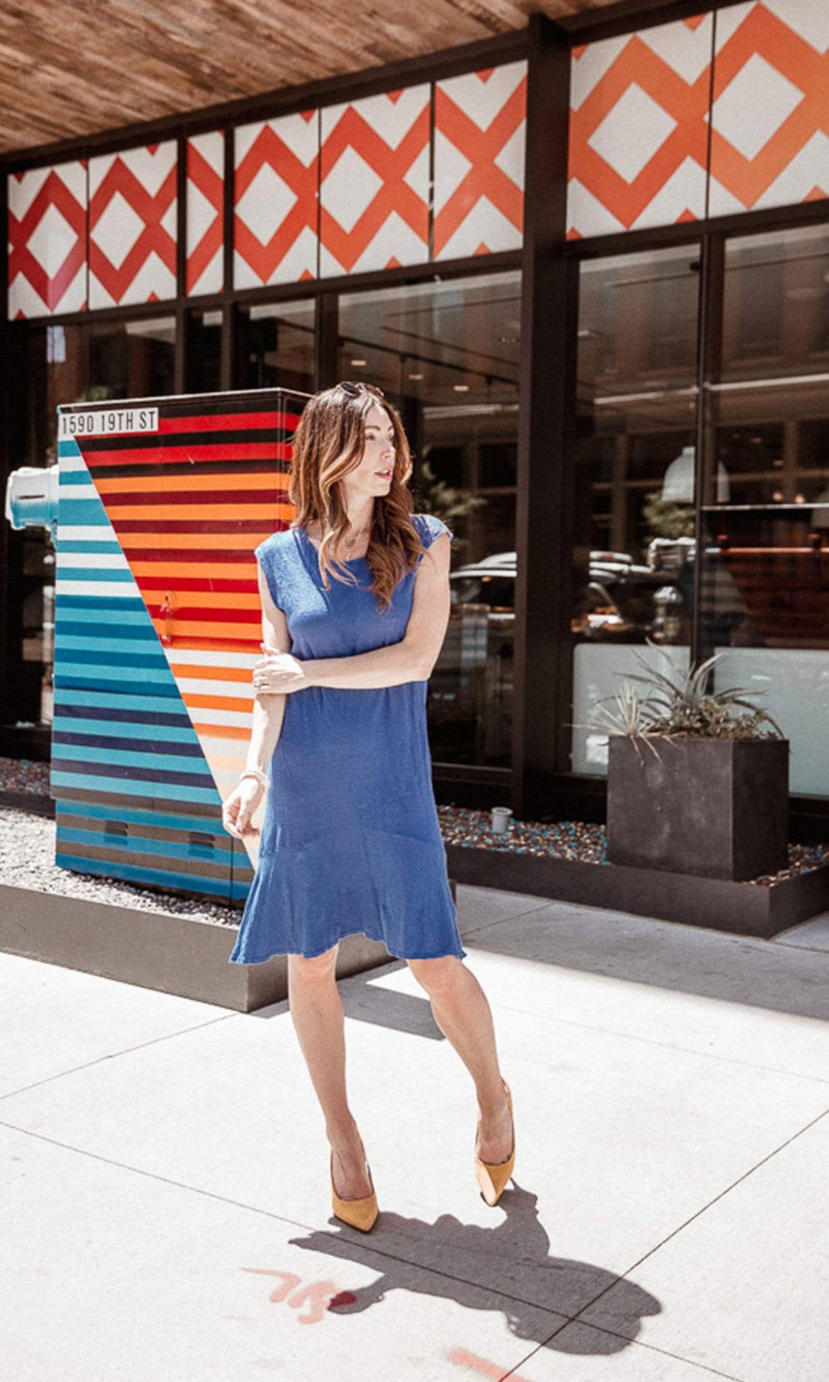 Velvet by Graham &amp; Spencer Semaj Linen Cap Sleeve Dress