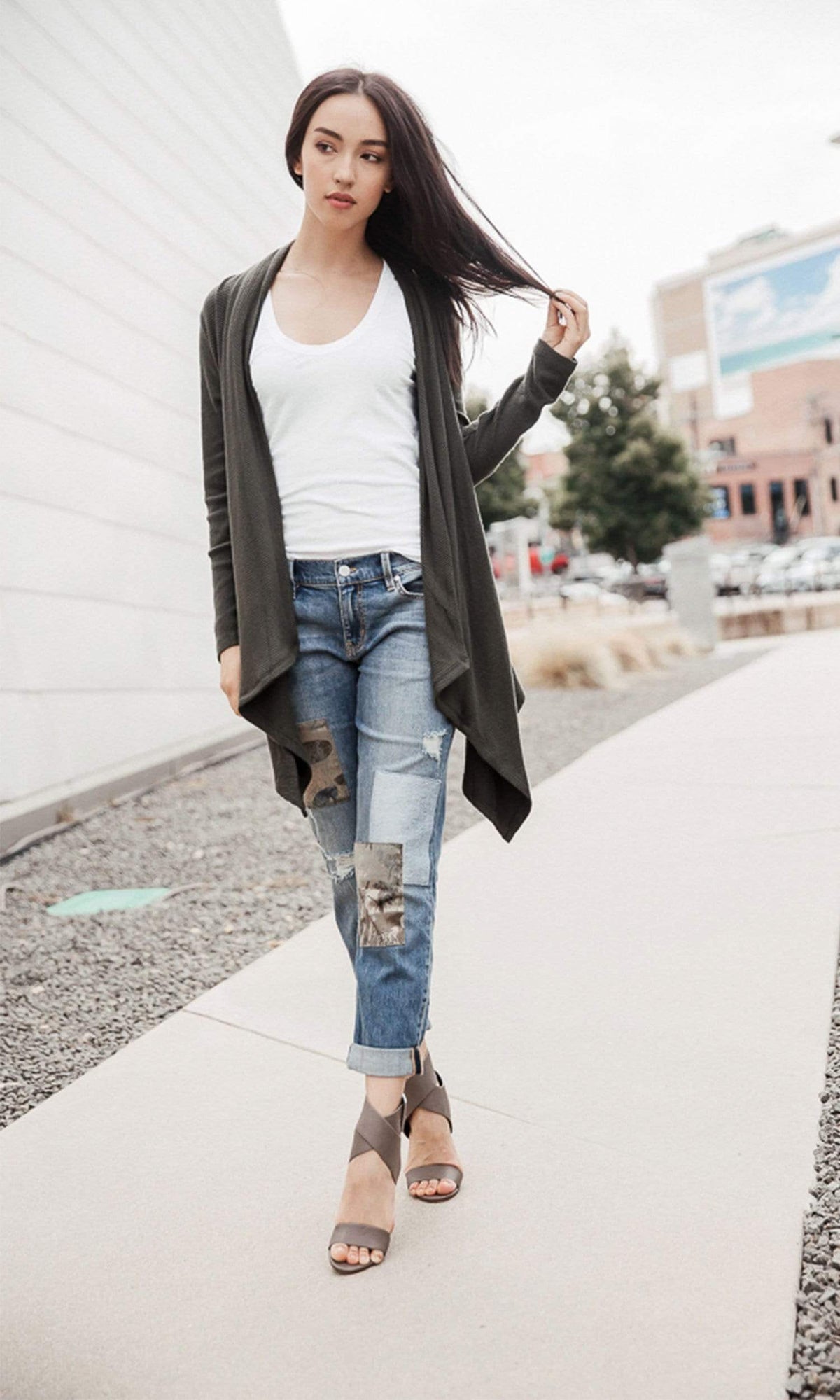 Level 99 Sienna Boyfriend with Army Patches