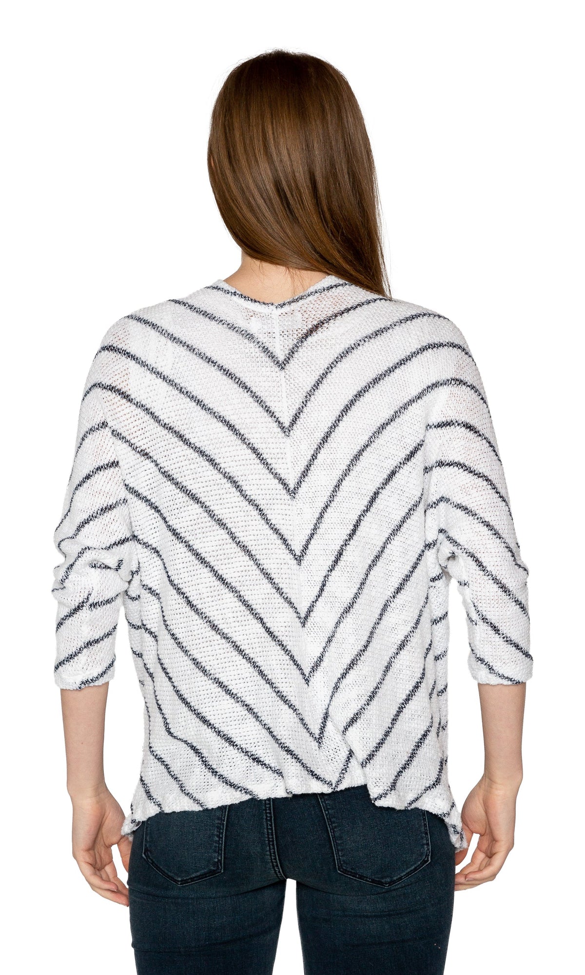 Velvet by Graham &amp; Spencer Calera Striped Dolman Knit Cardigan