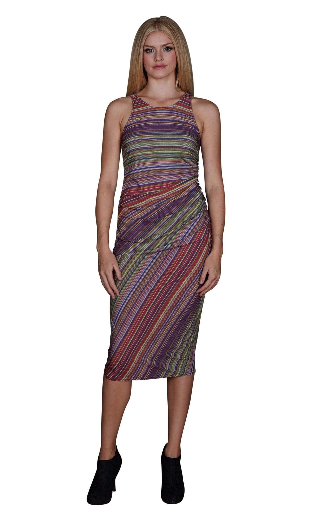 Viereck Laurent Ruched Midi Dress